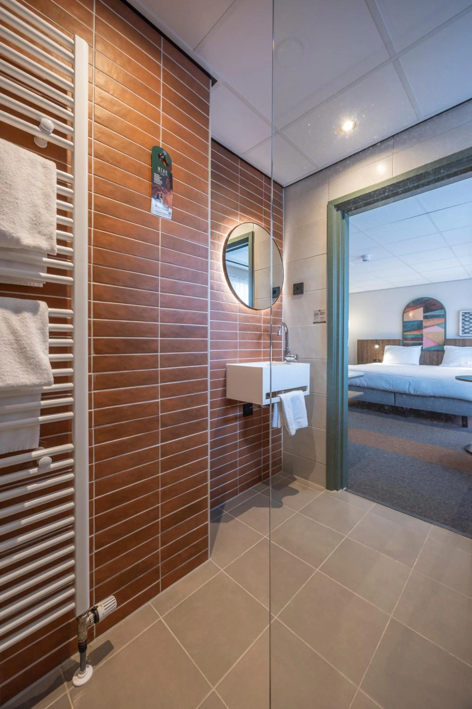 Bathroom, Bed in Fletcher Boutique Hotel De Mallejan