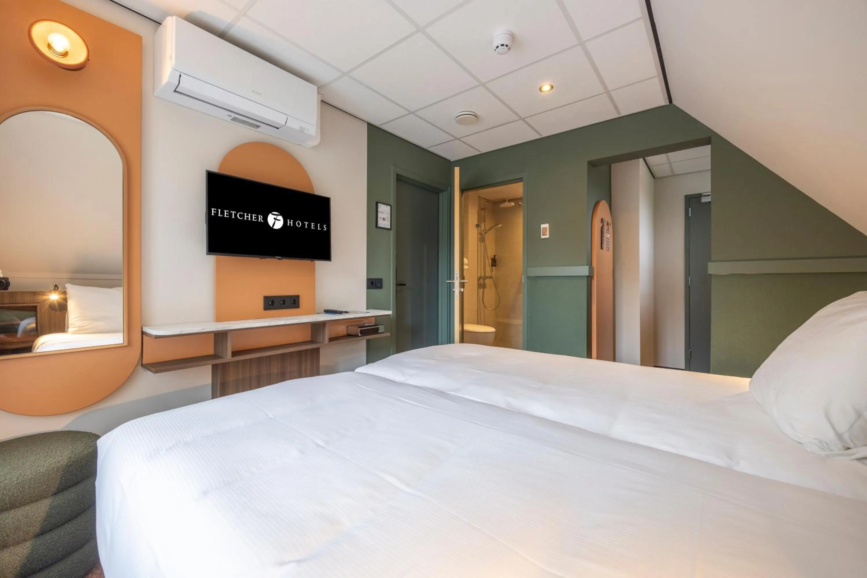 Bed in Fletcher Boutique Hotel De Mallejan