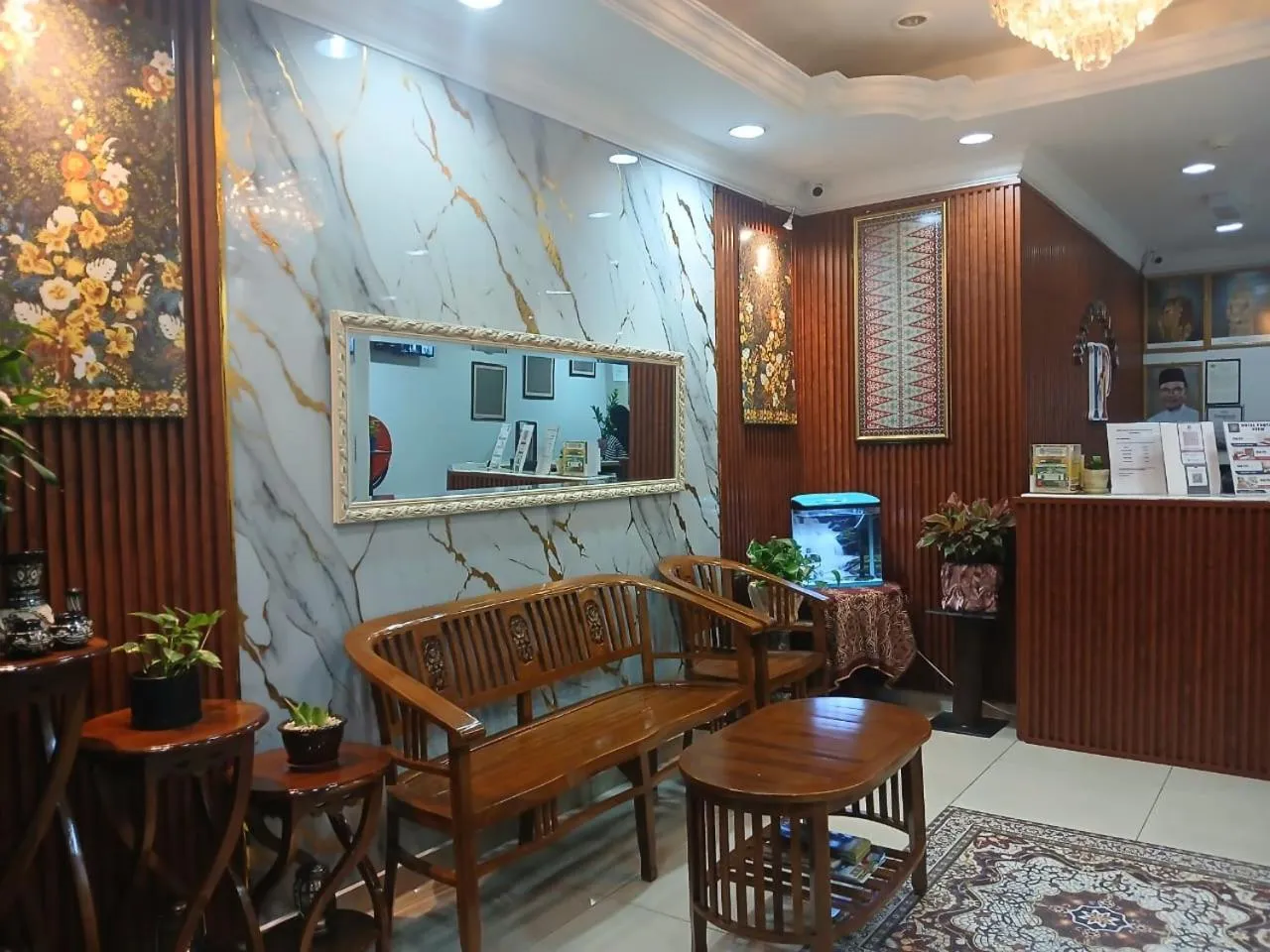 Lobby or reception in HOTEL PANTAI VIEW