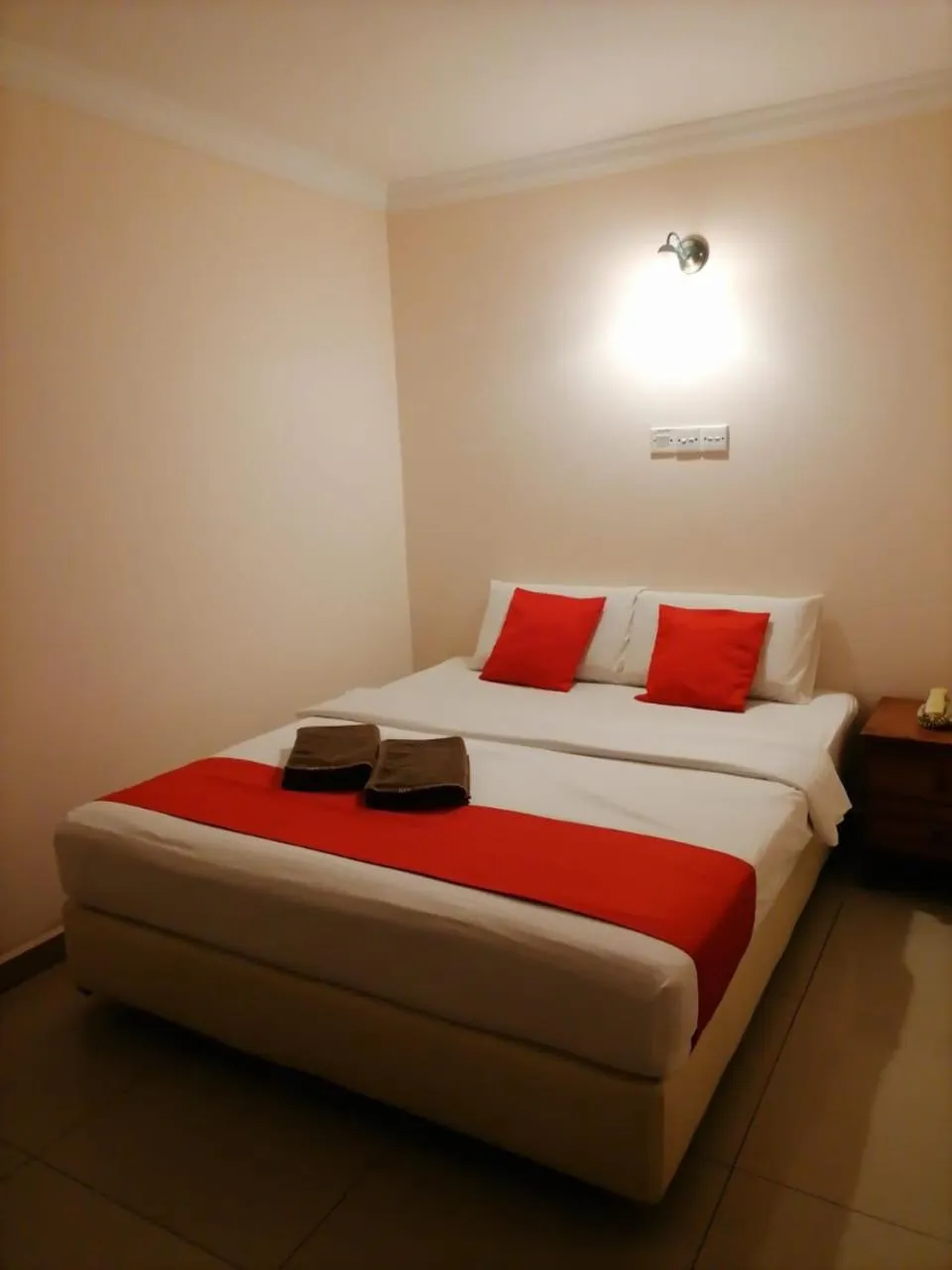 Bed in HOTEL PANTAI VIEW