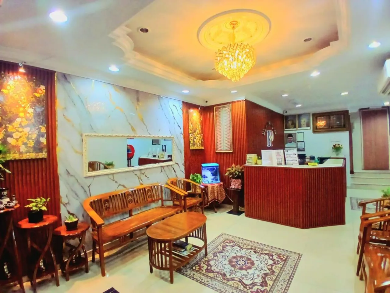 Lobby or reception in HOTEL PANTAI VIEW