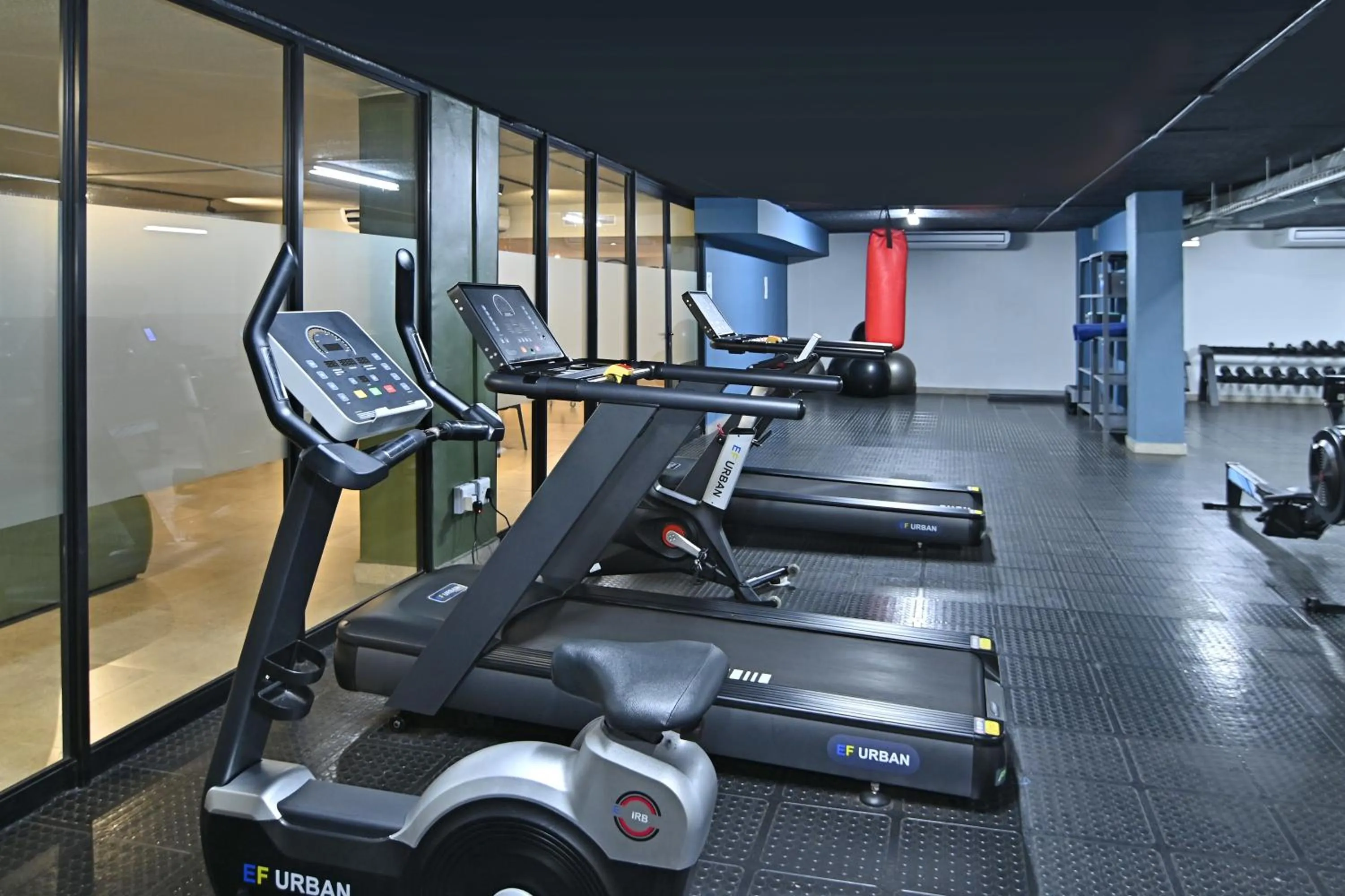 Fitness centre/facilities in Circa Aparthotel by Totalstay