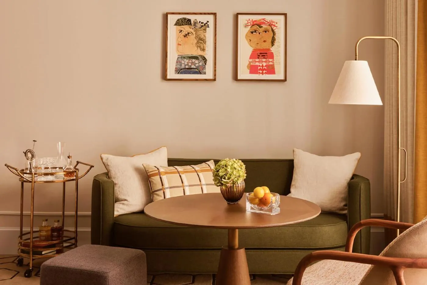 Living room in Rosewood Munich