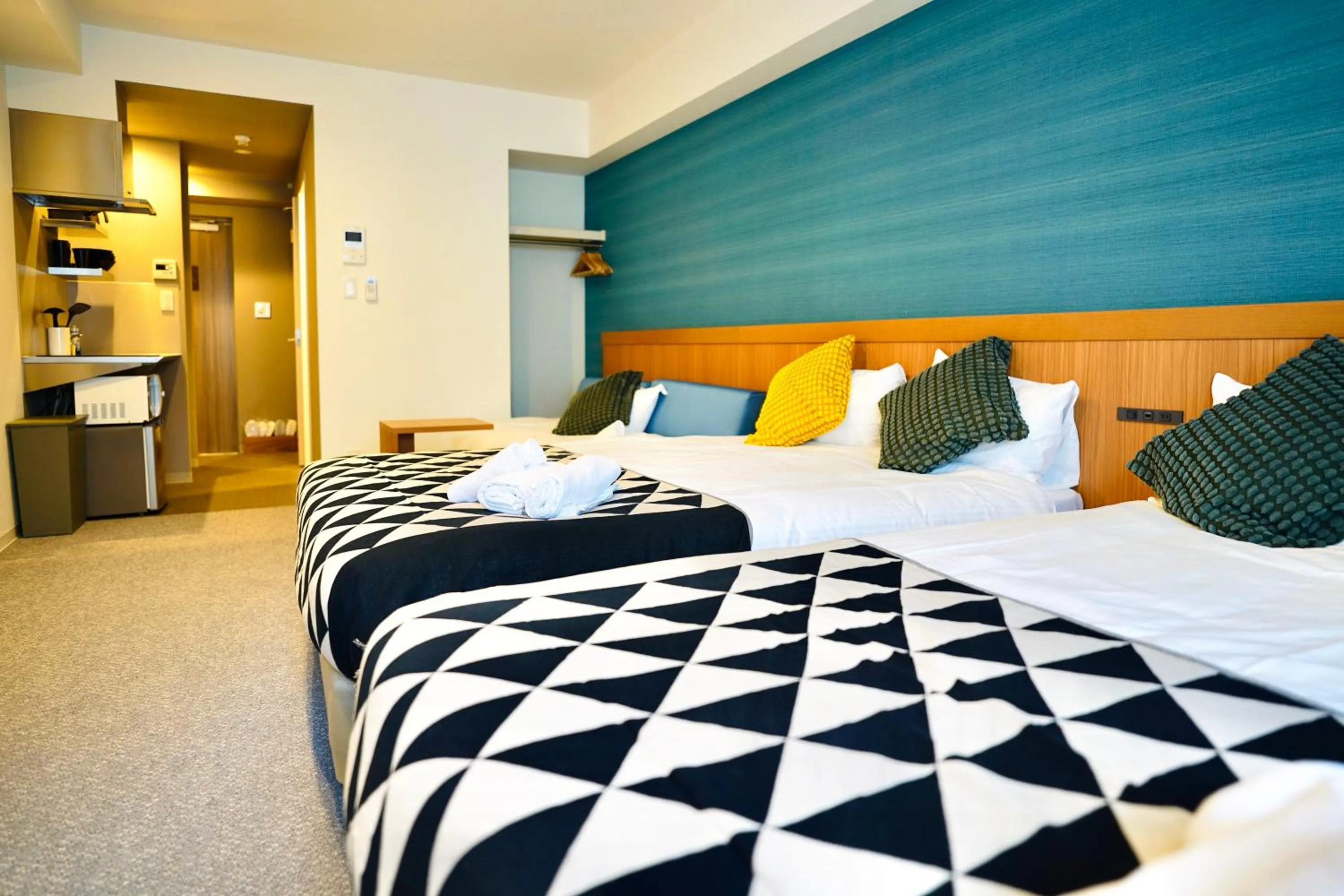 Photo of the whole room, Bed in Apartment Hotel 11 Namba Minami Shinimamiya