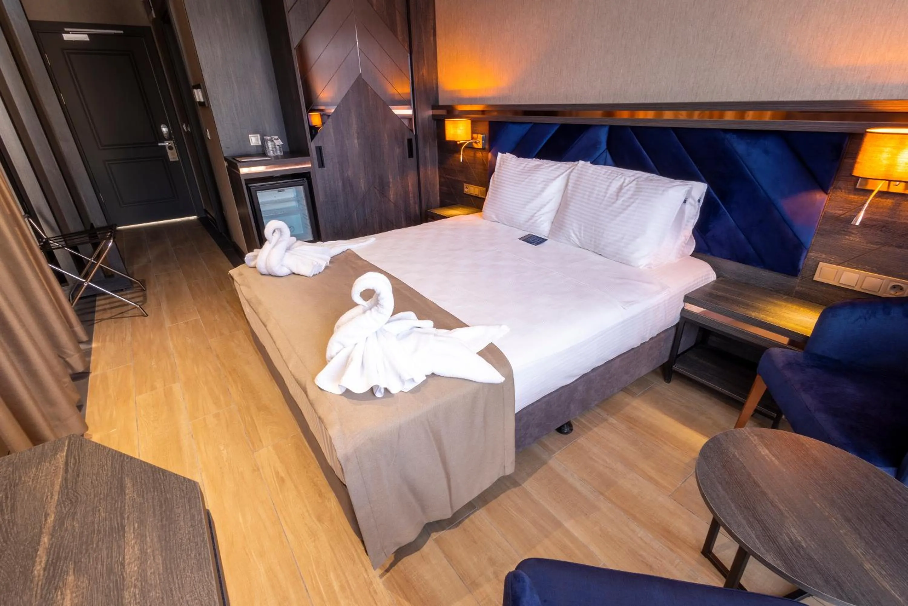 Bed in WestDoor Hotel