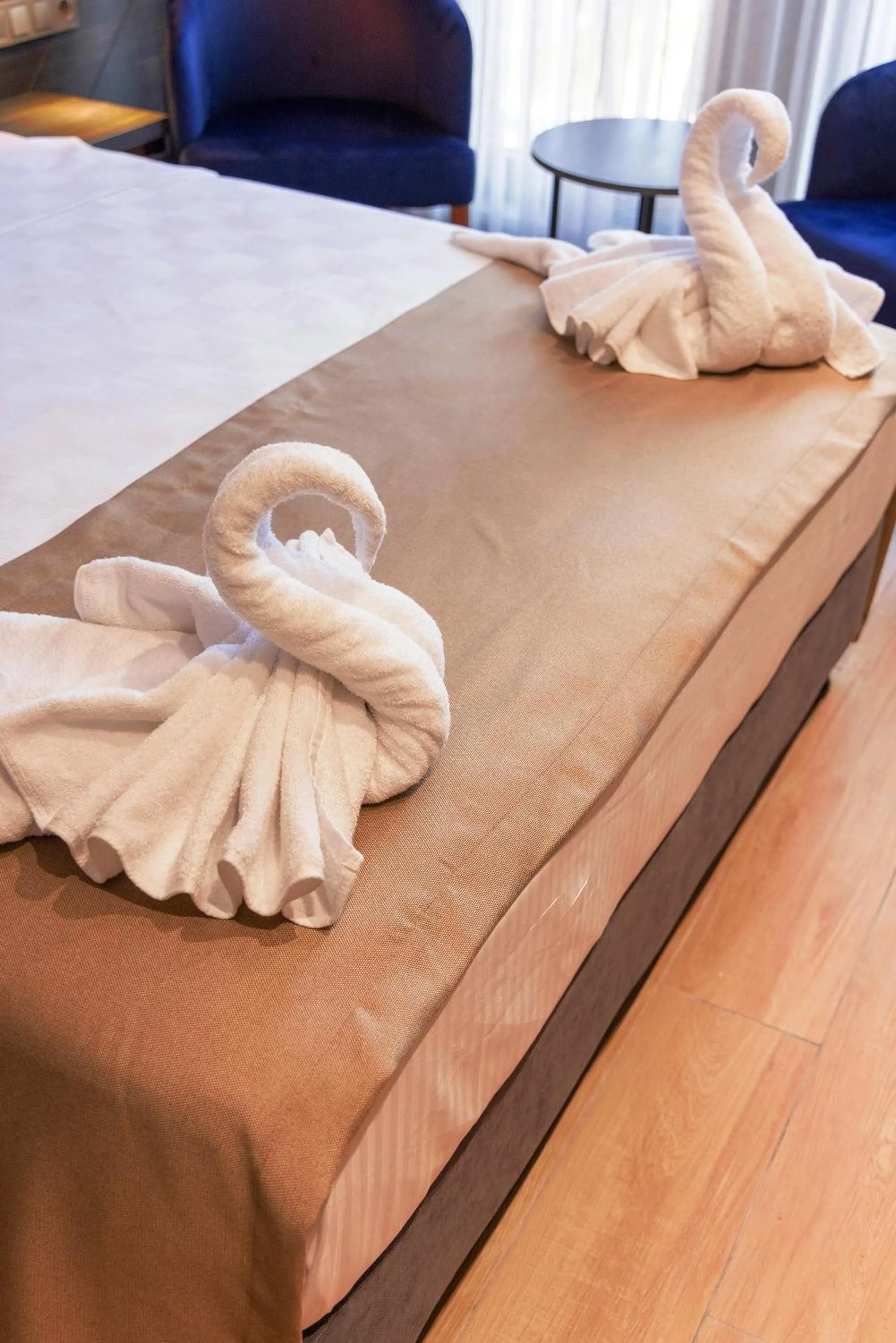 Bed in WestDoor Hotel