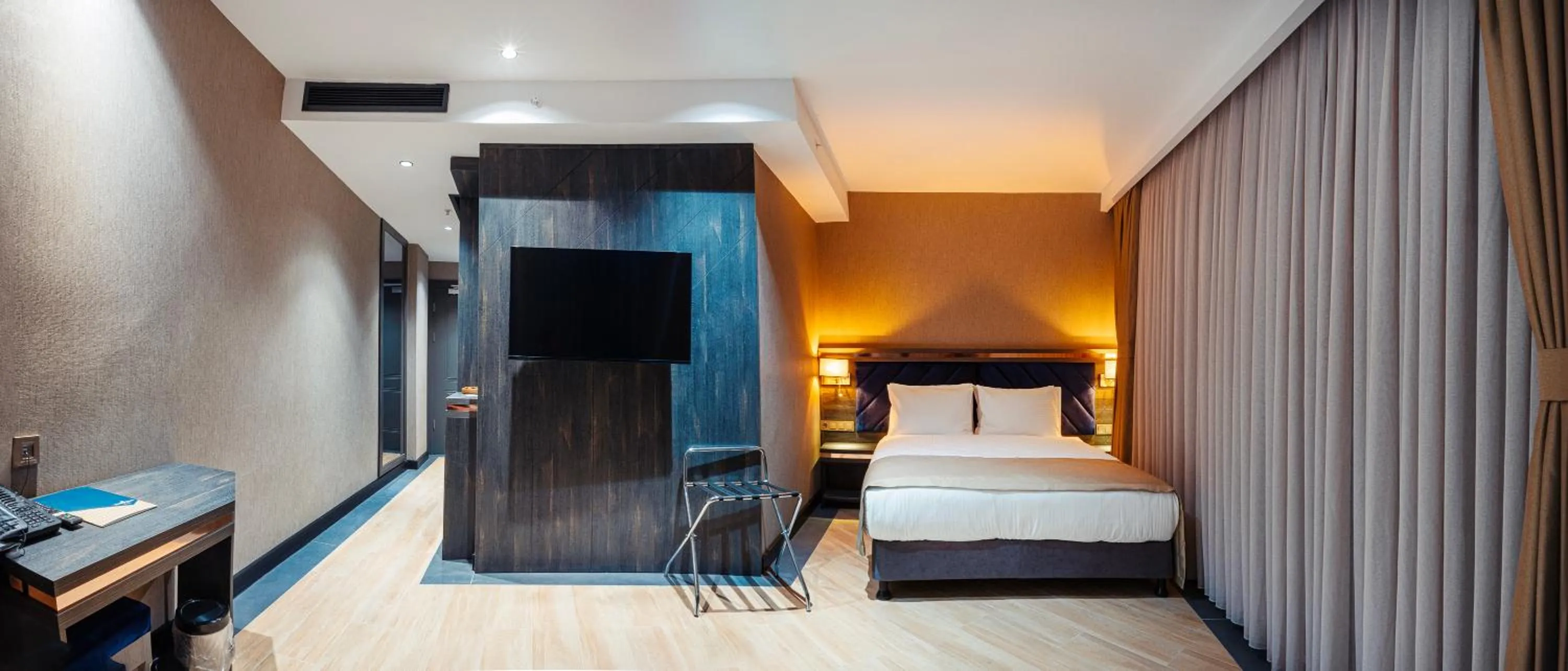 Bed in WestDoor Hotel