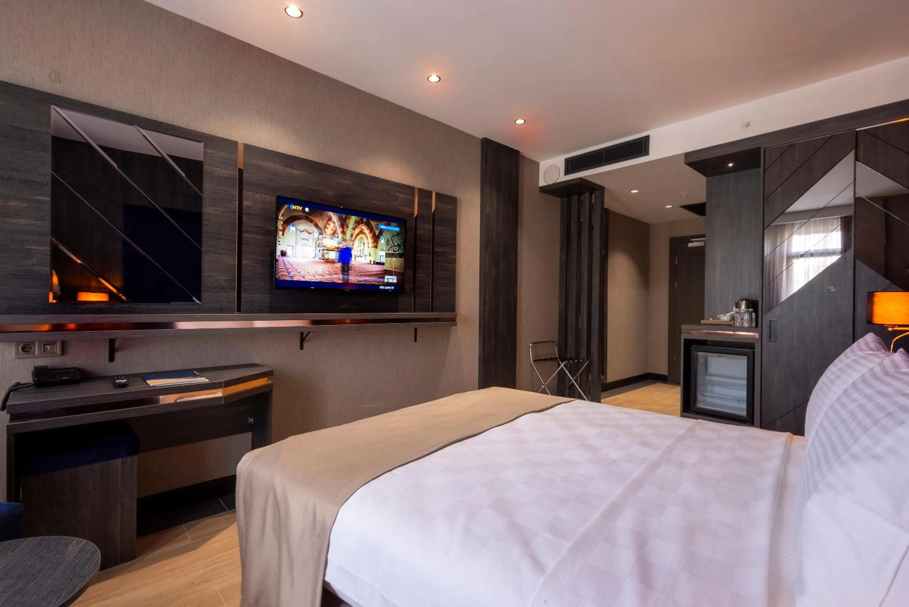 Bed in WestDoor Hotel