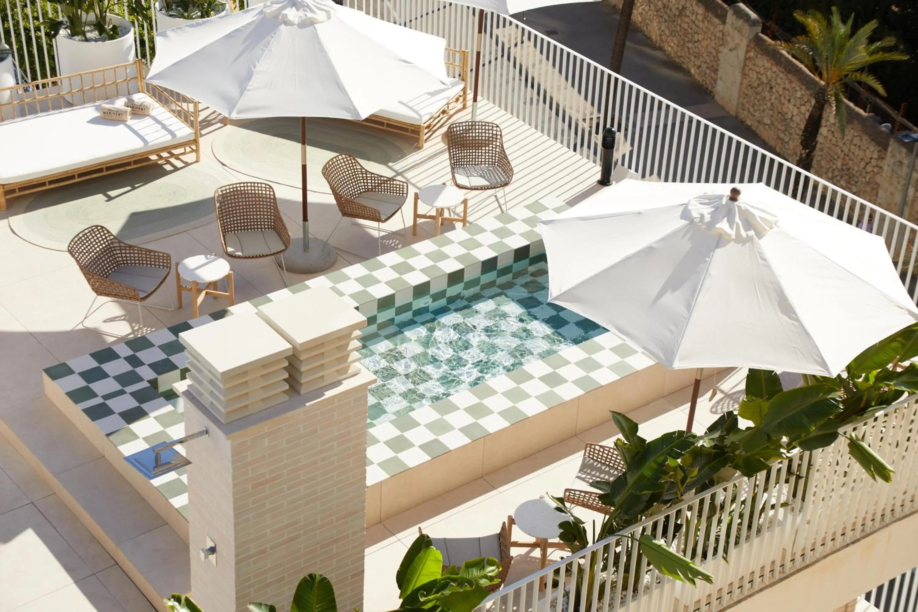 Balcony/Terrace in Belle Marivent Mediterranean Petit Hotel