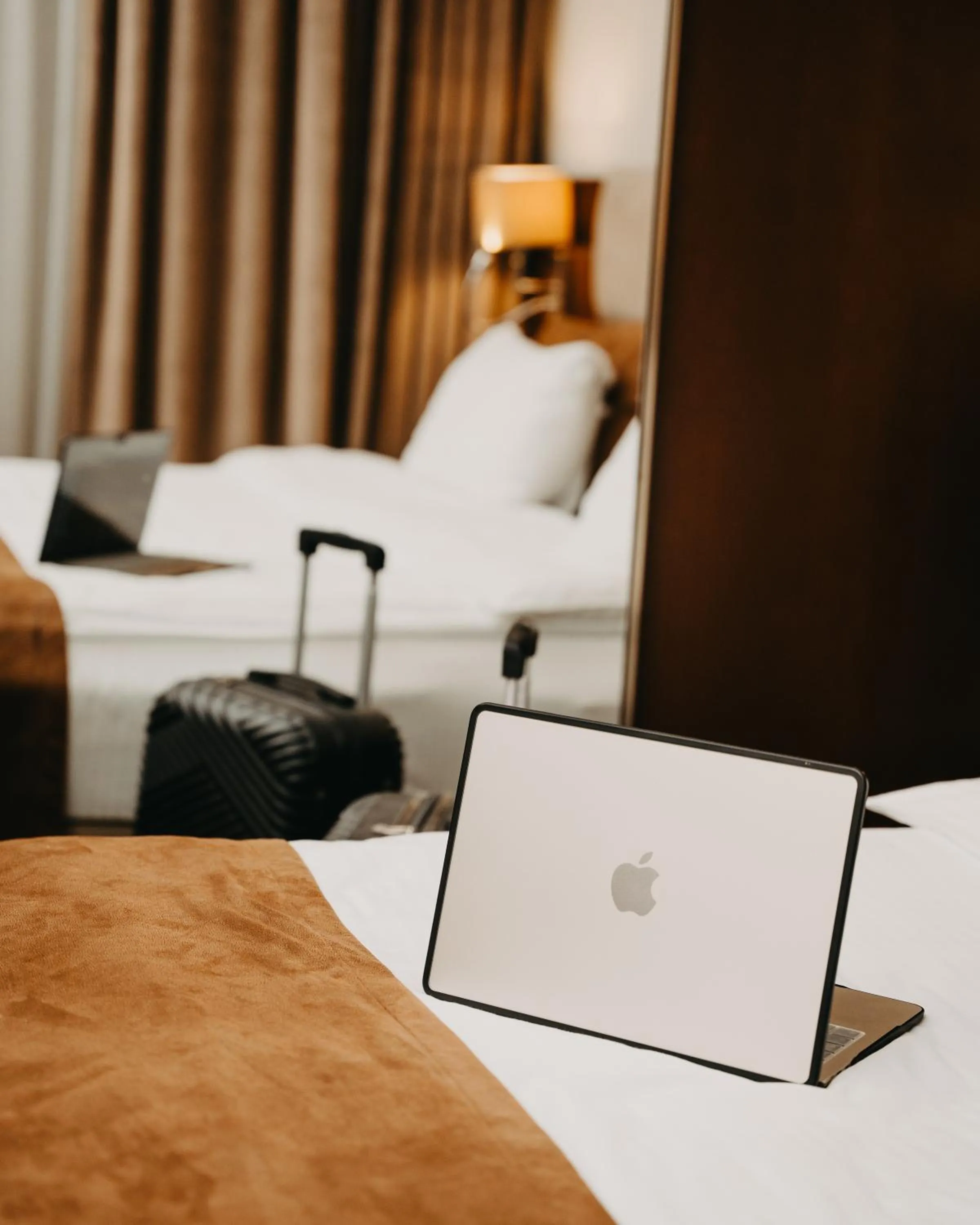 Bed in The Diamond Hotel Baku