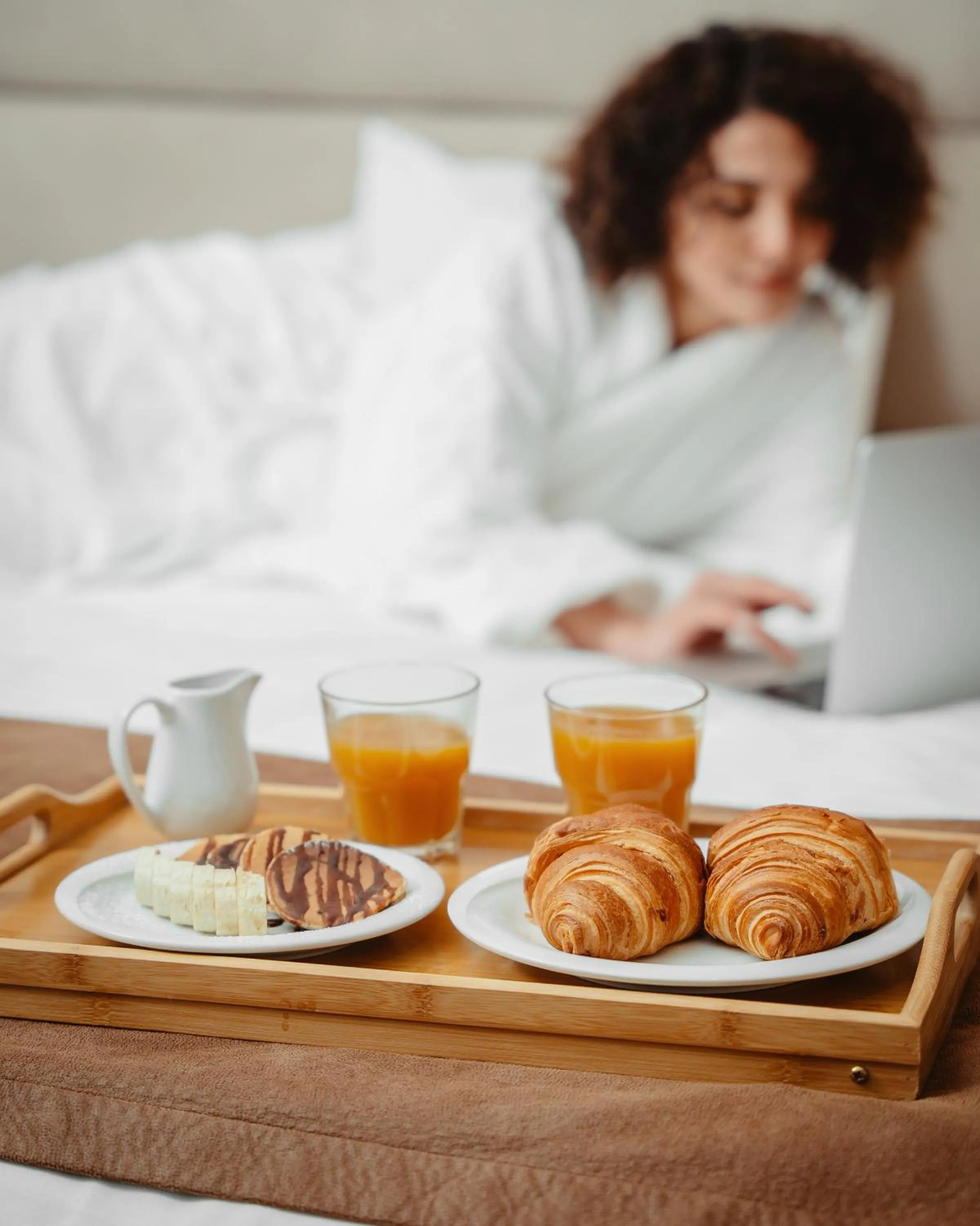 Bed in The Diamond Hotel Baku