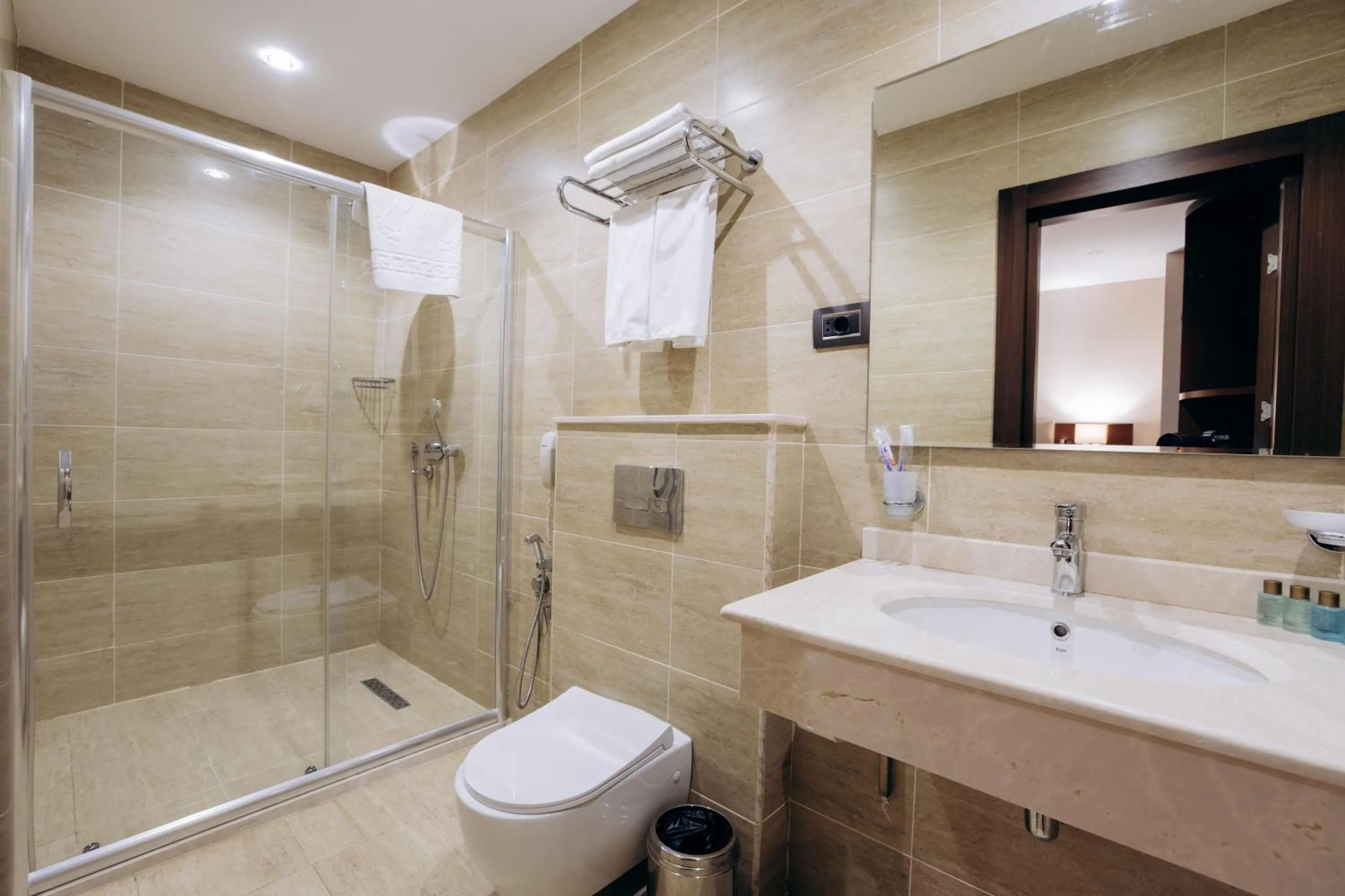 Shower, Bathroom in The Diamond Hotel Baku