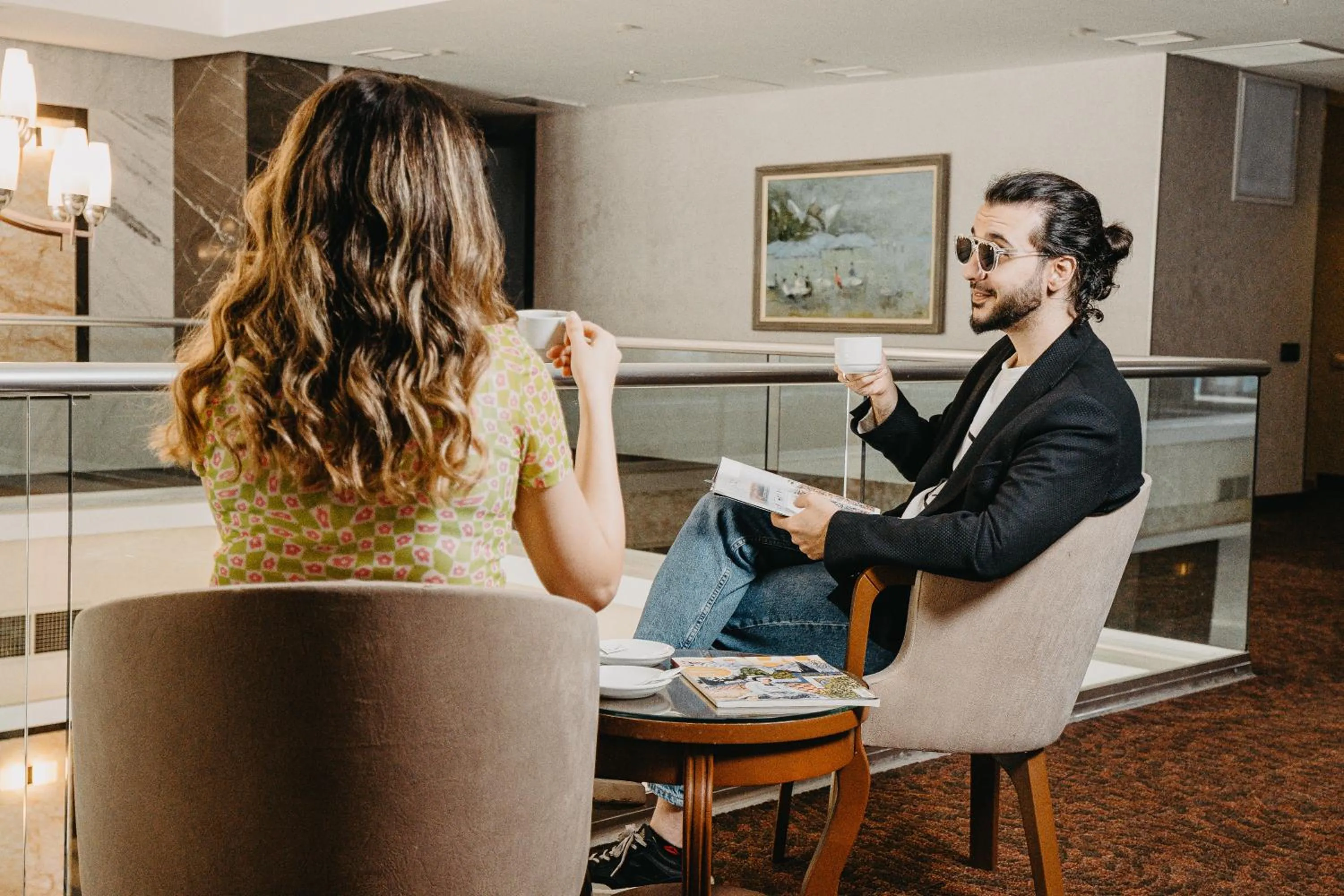 People in The Diamond Hotel Baku