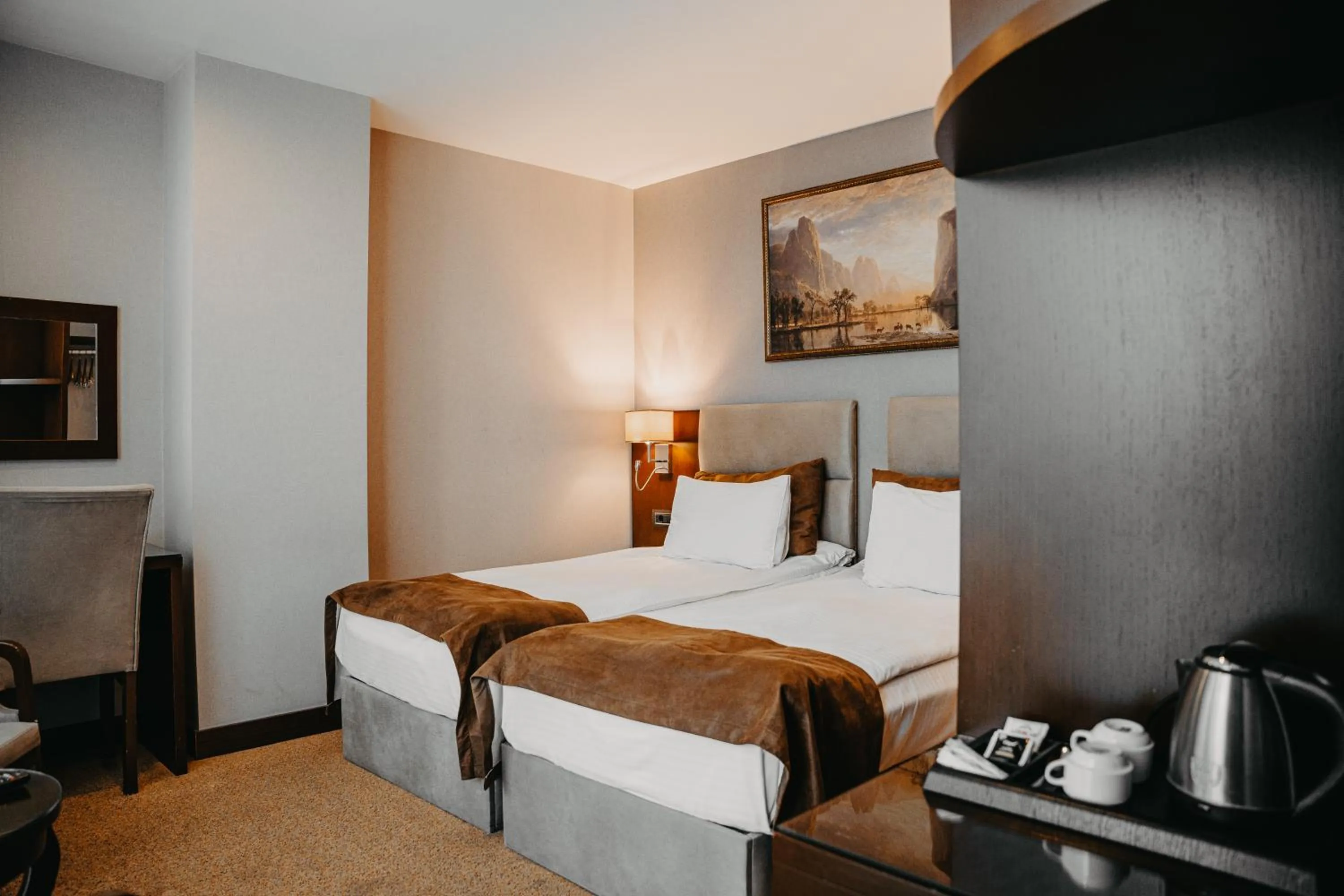 Bed in The Diamond Hotel Baku