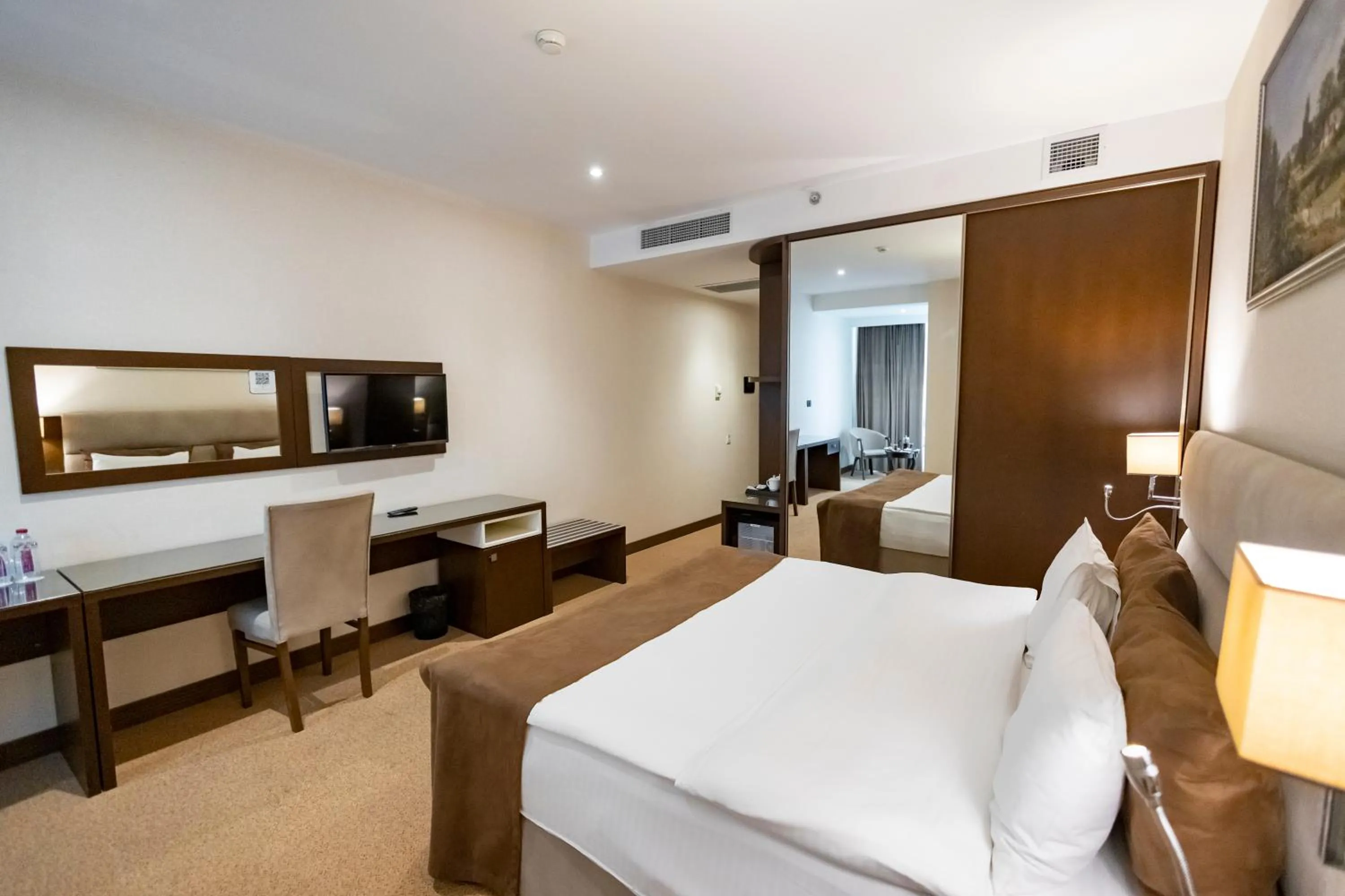 Communal lounge/ TV room in The Diamond Hotel Baku