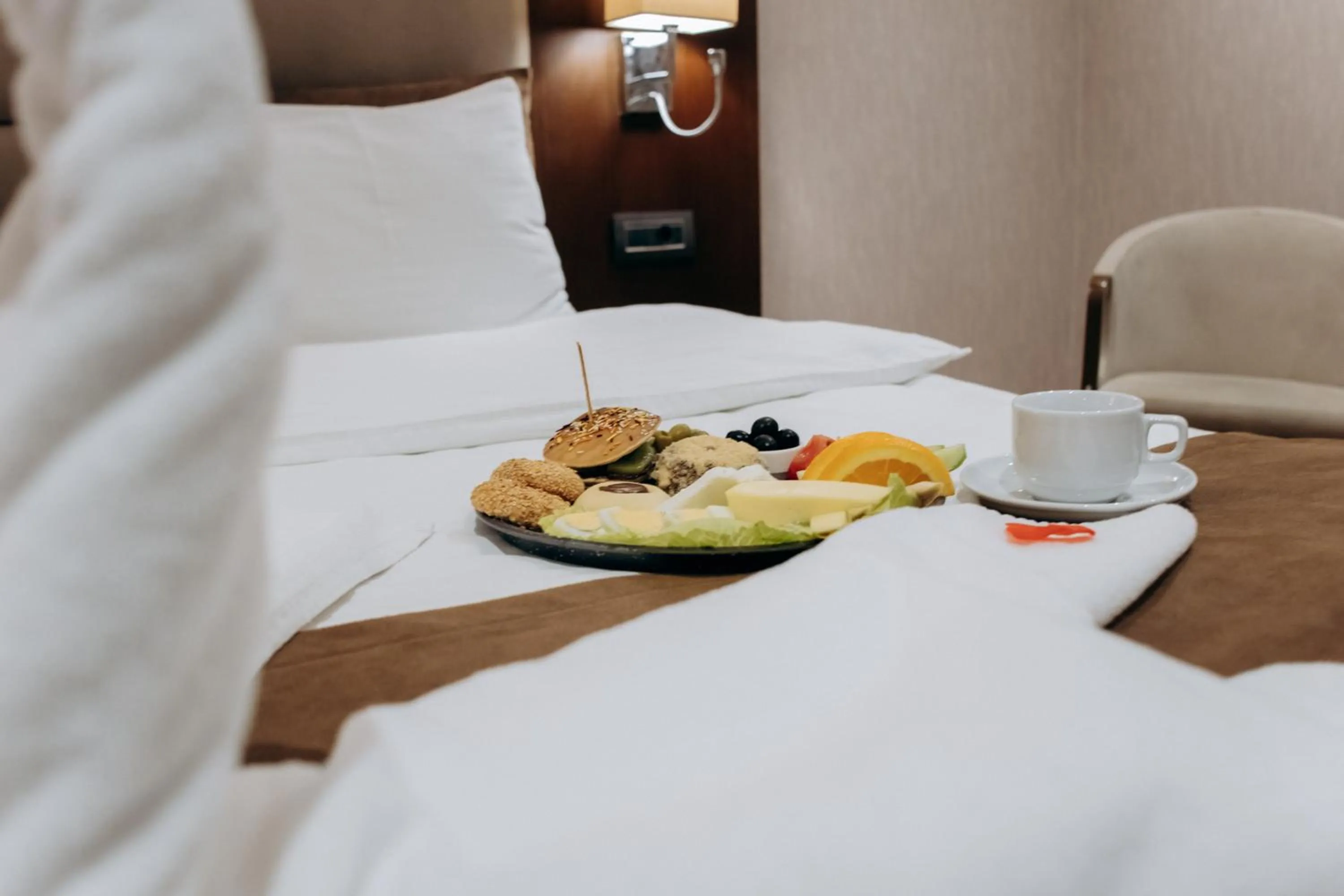 Bed in The Diamond Hotel Baku