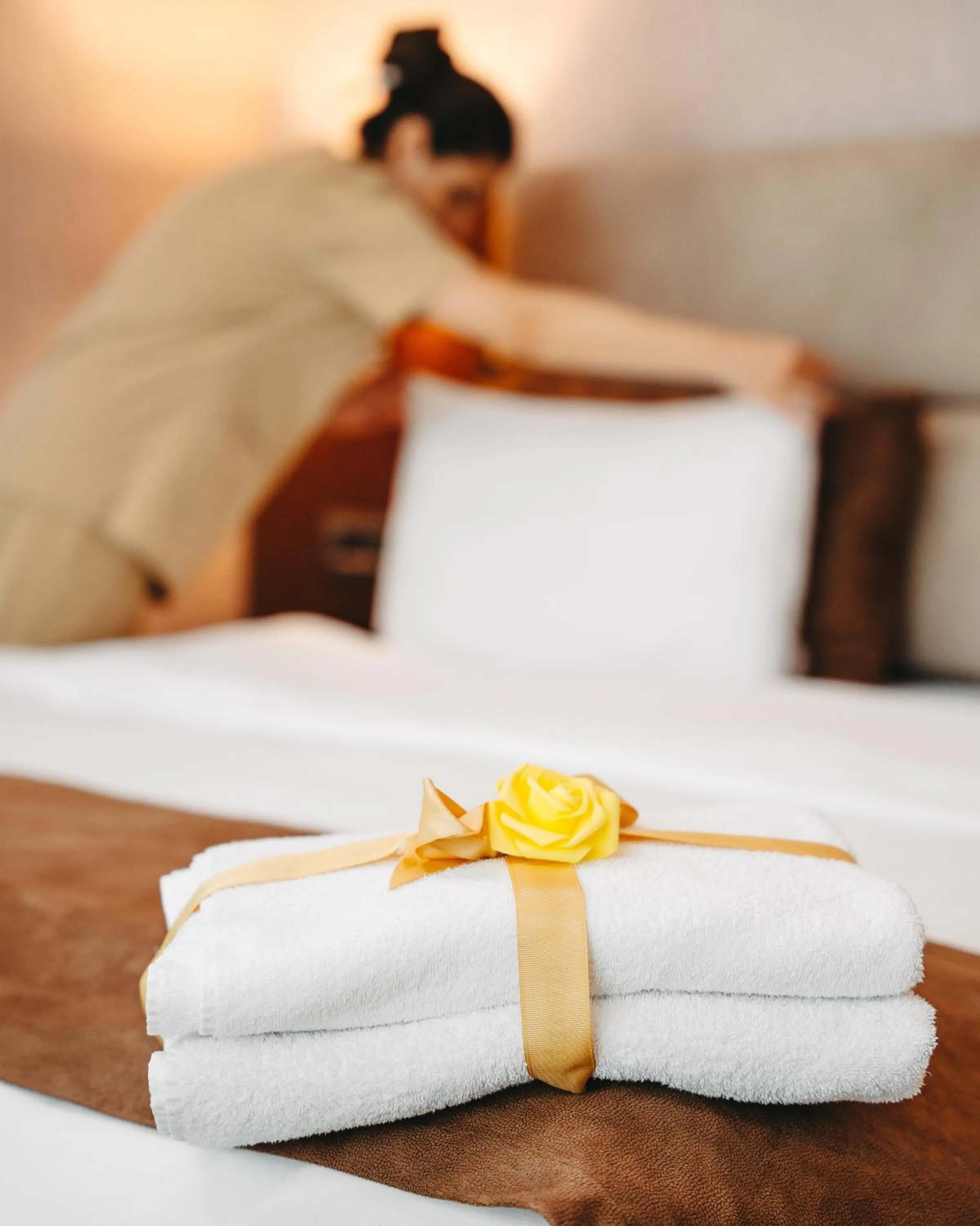 Bed in The Diamond Hotel Baku