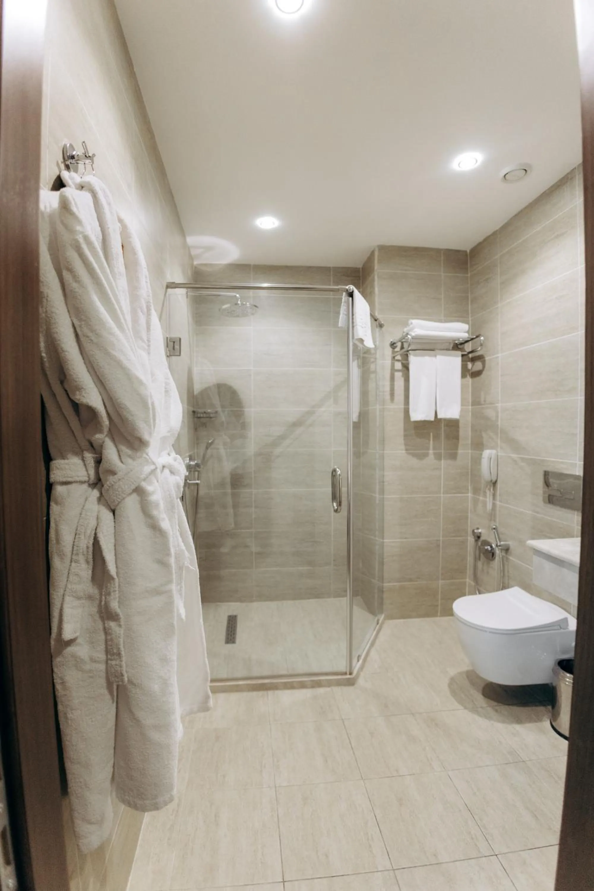 Shower, Bathroom in The Diamond Hotel Baku
