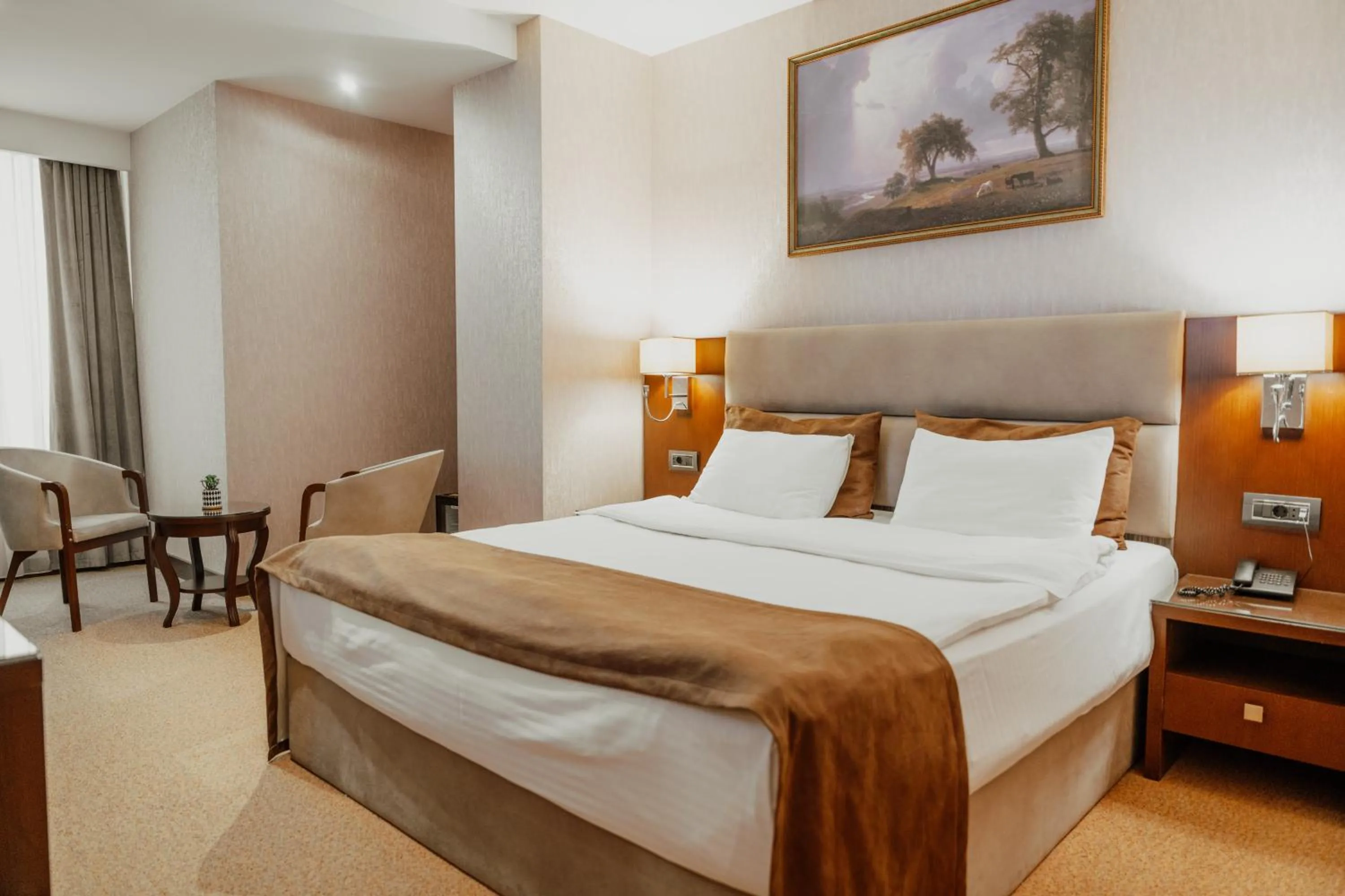 Seating area in The Diamond Hotel Baku