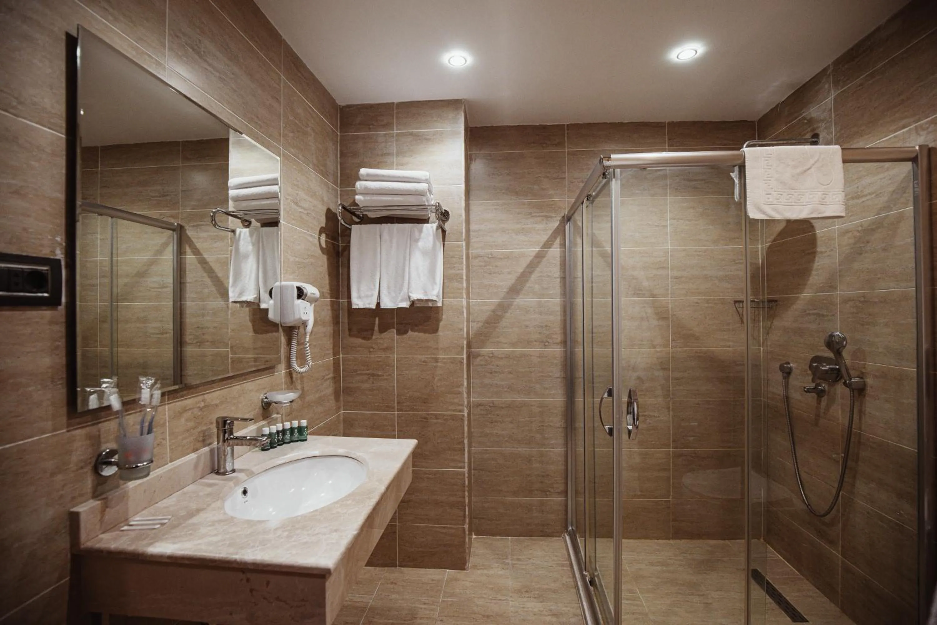 Shower, Bathroom in The Diamond Hotel Baku