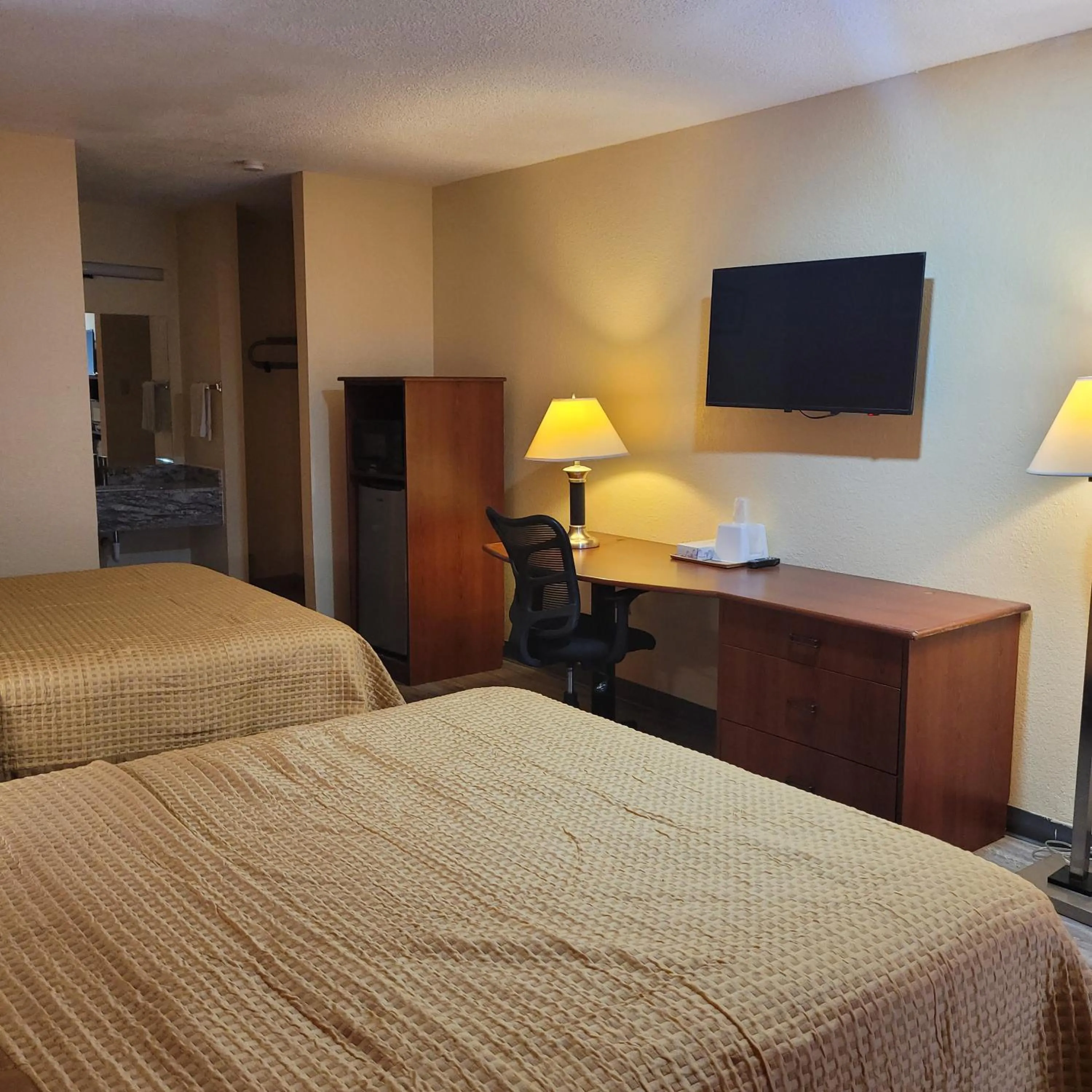 Bed in La Vista Motel