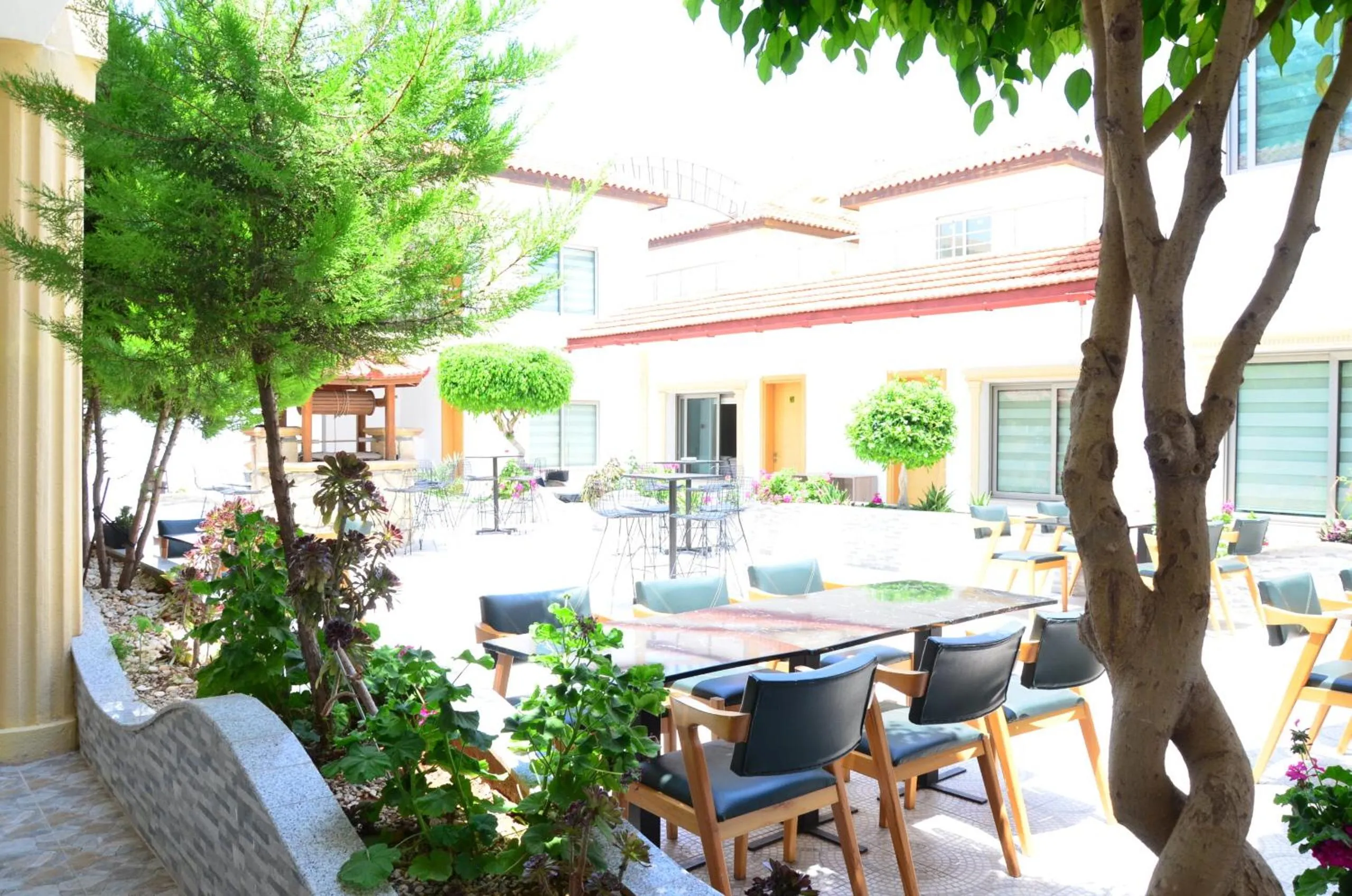 Patio in NAGAS Hotel & Restaurant at Historical Part of Nicosia