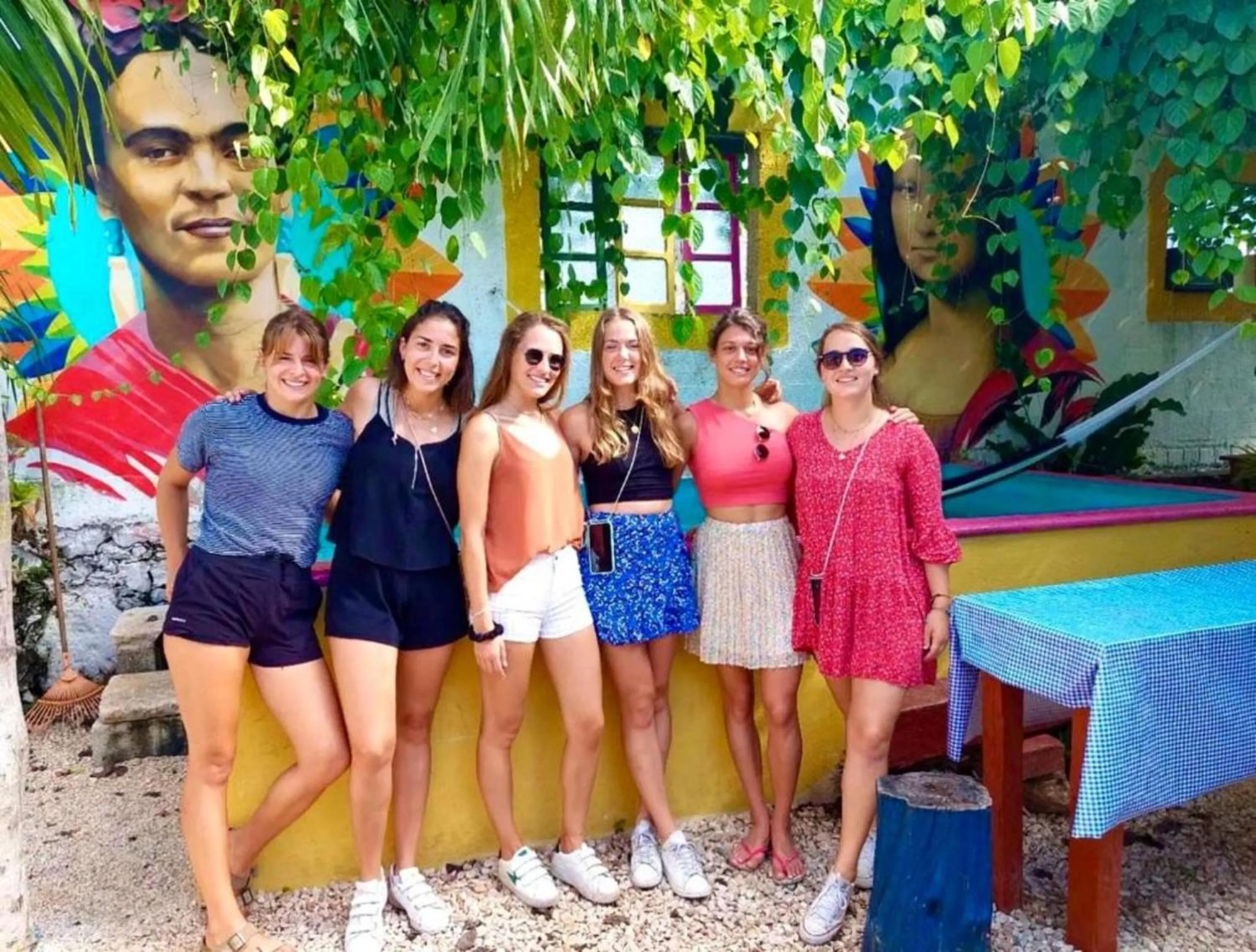 People in Guacamayas Hostel and Social Laundry