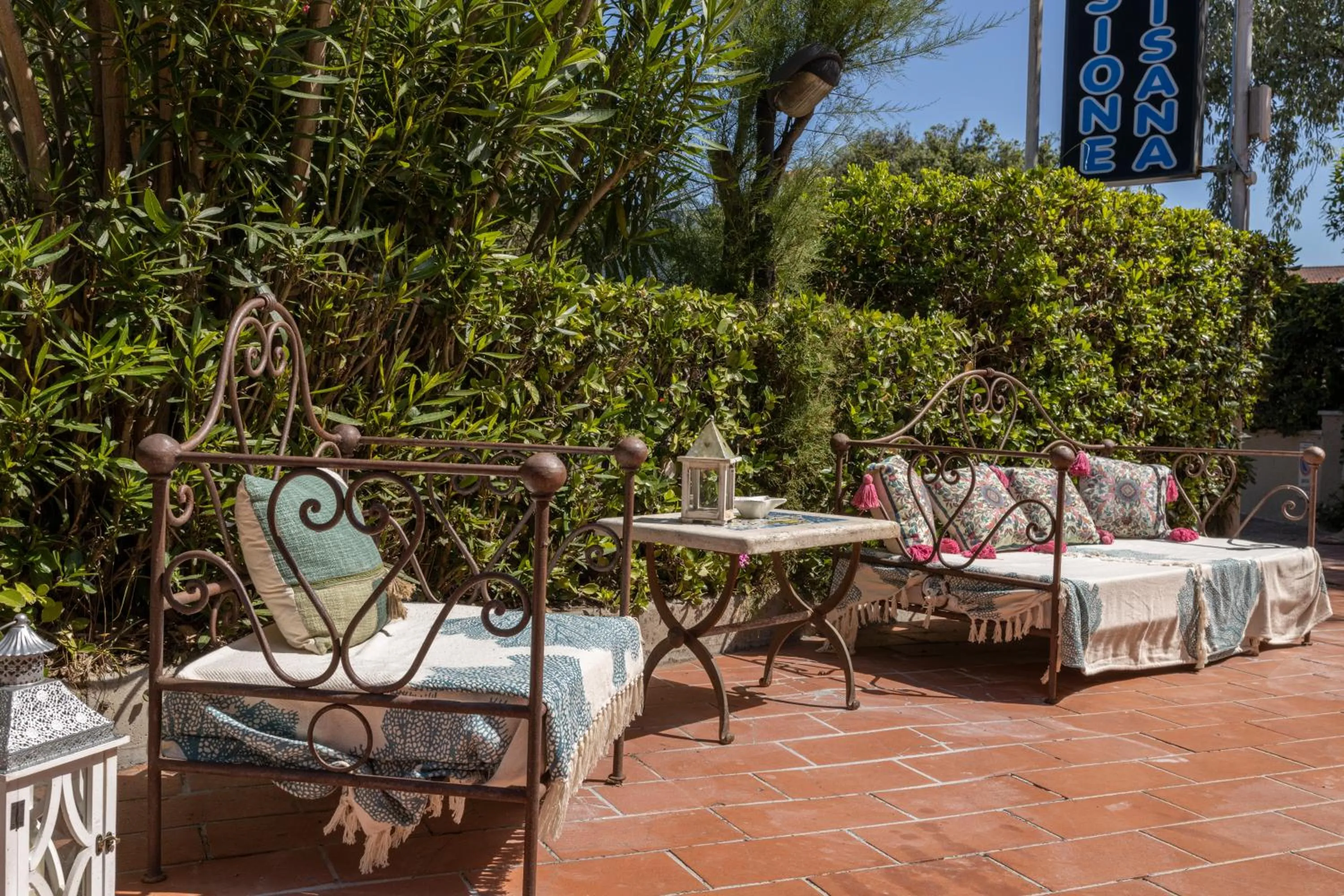 Patio in Hotel Quisisana