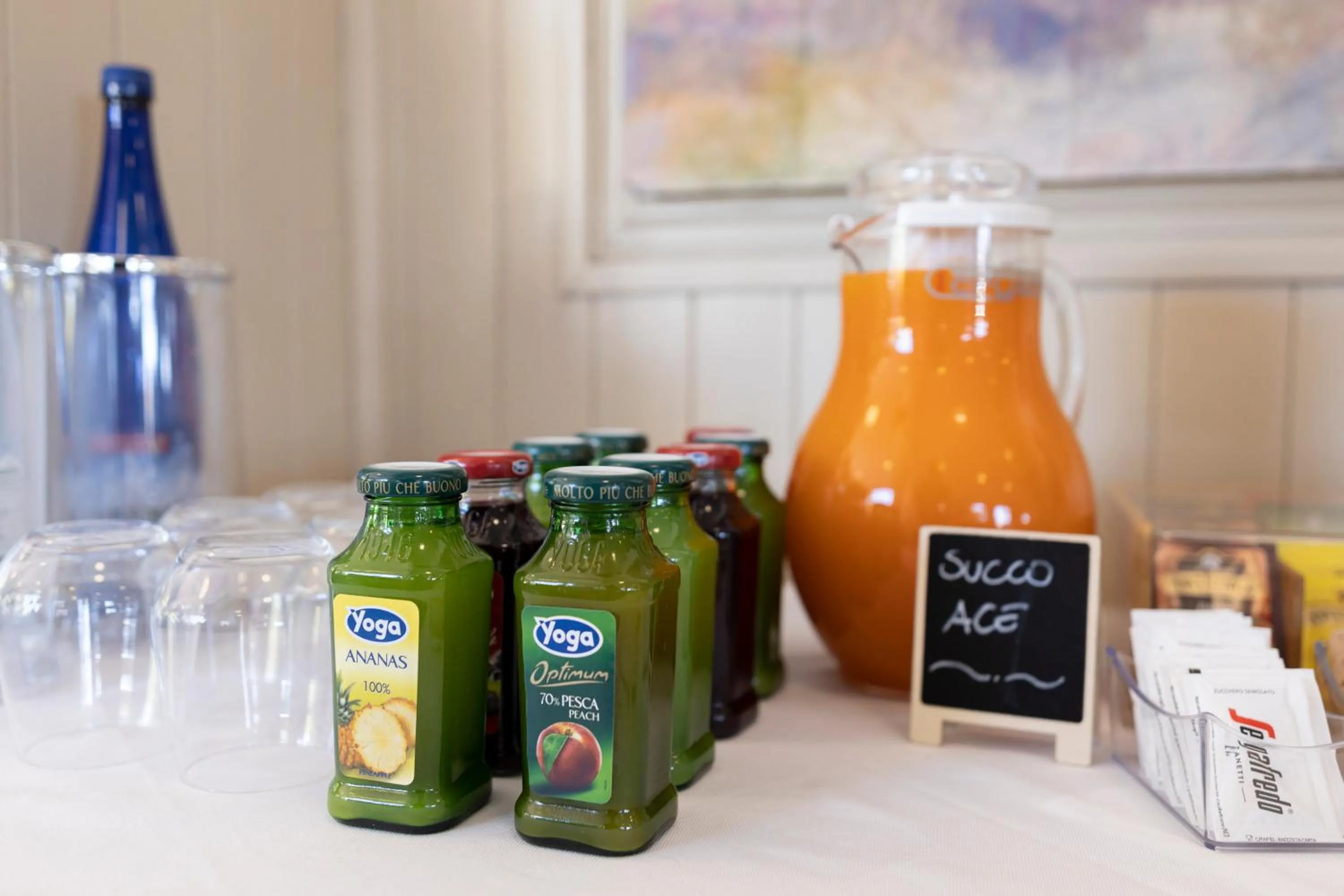 Food and drinks in Hotel Quisisana