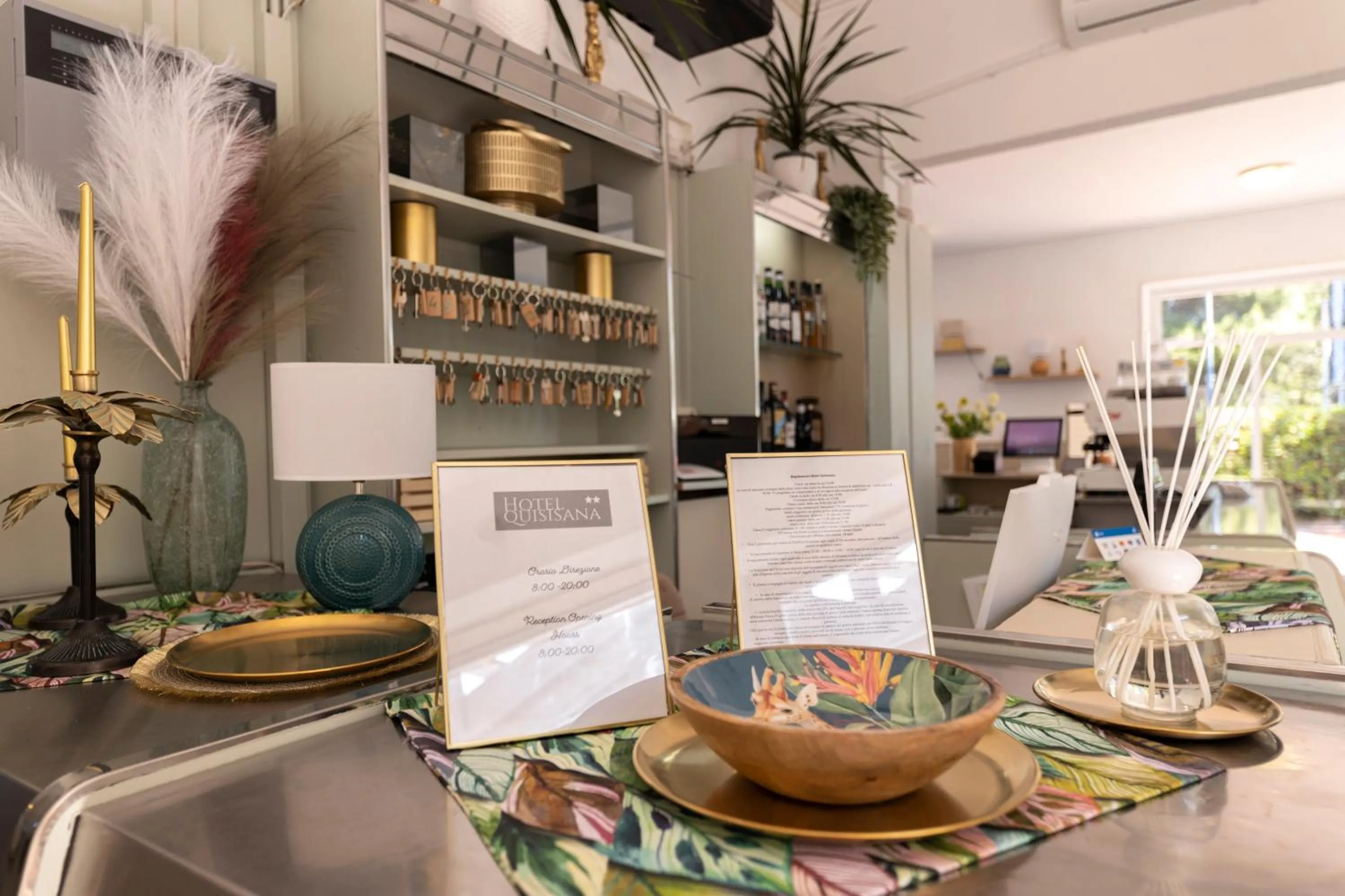 Lobby or reception in Hotel Quisisana