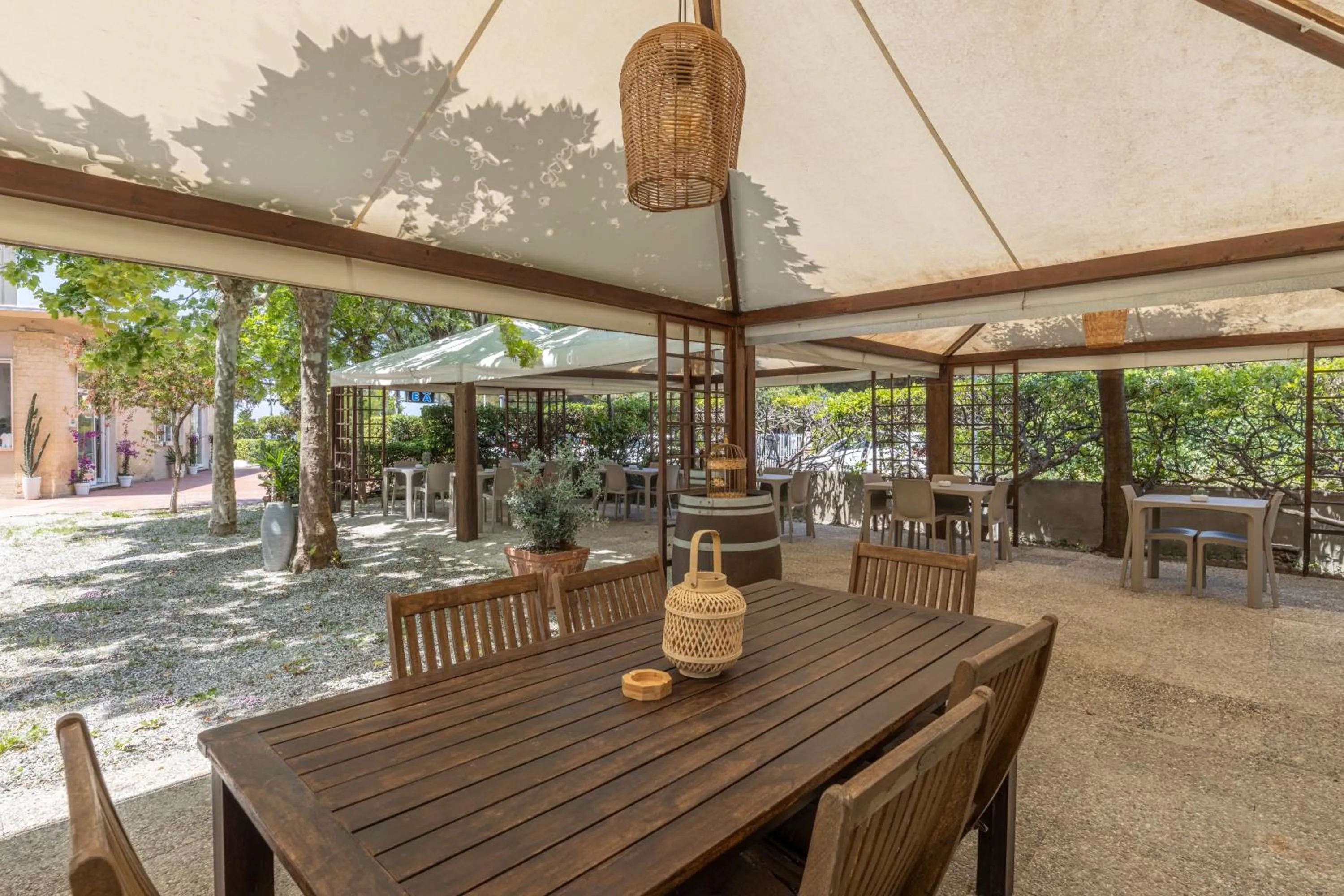 Patio in Hotel Quisisana