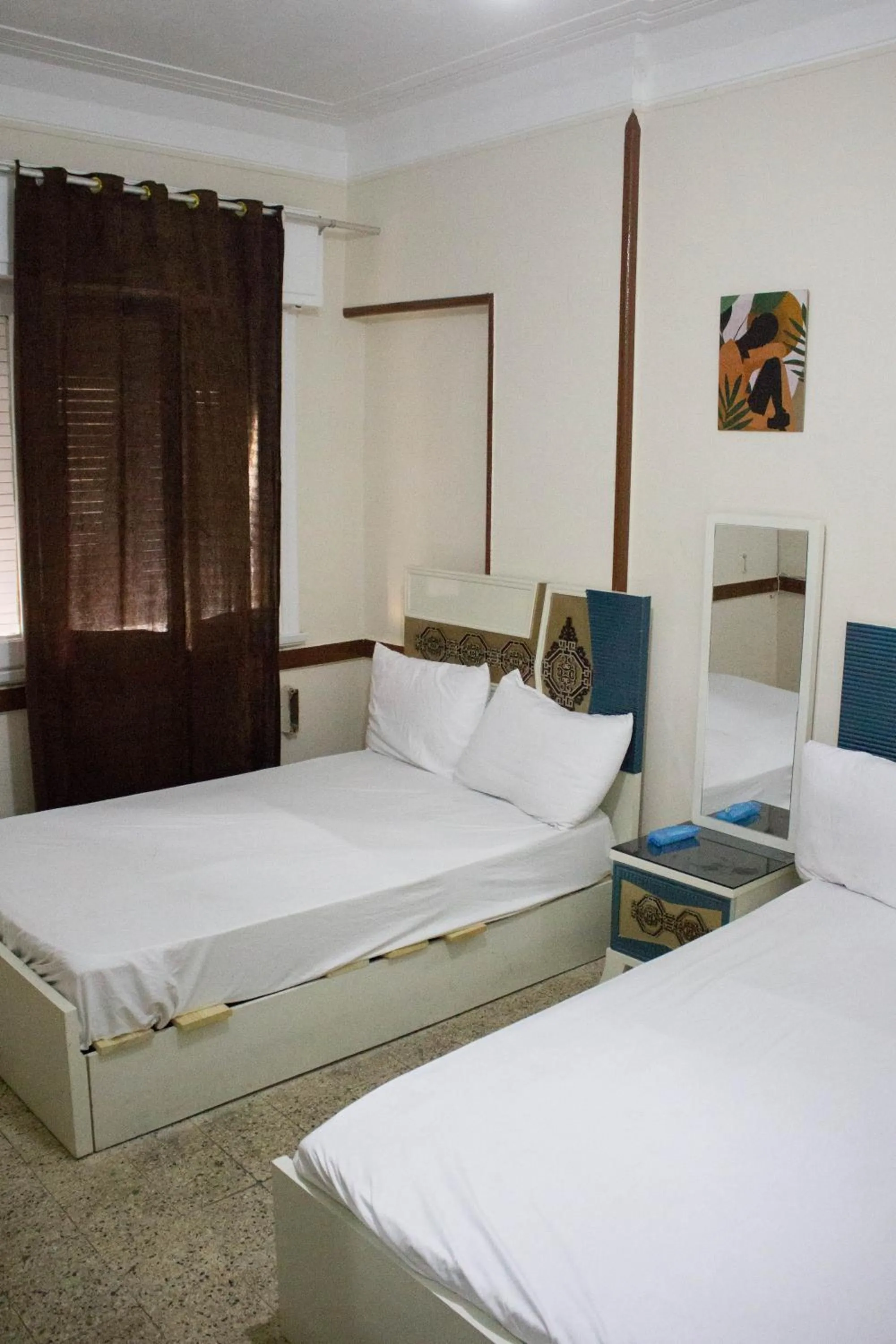 Bedroom in cairo view hotel