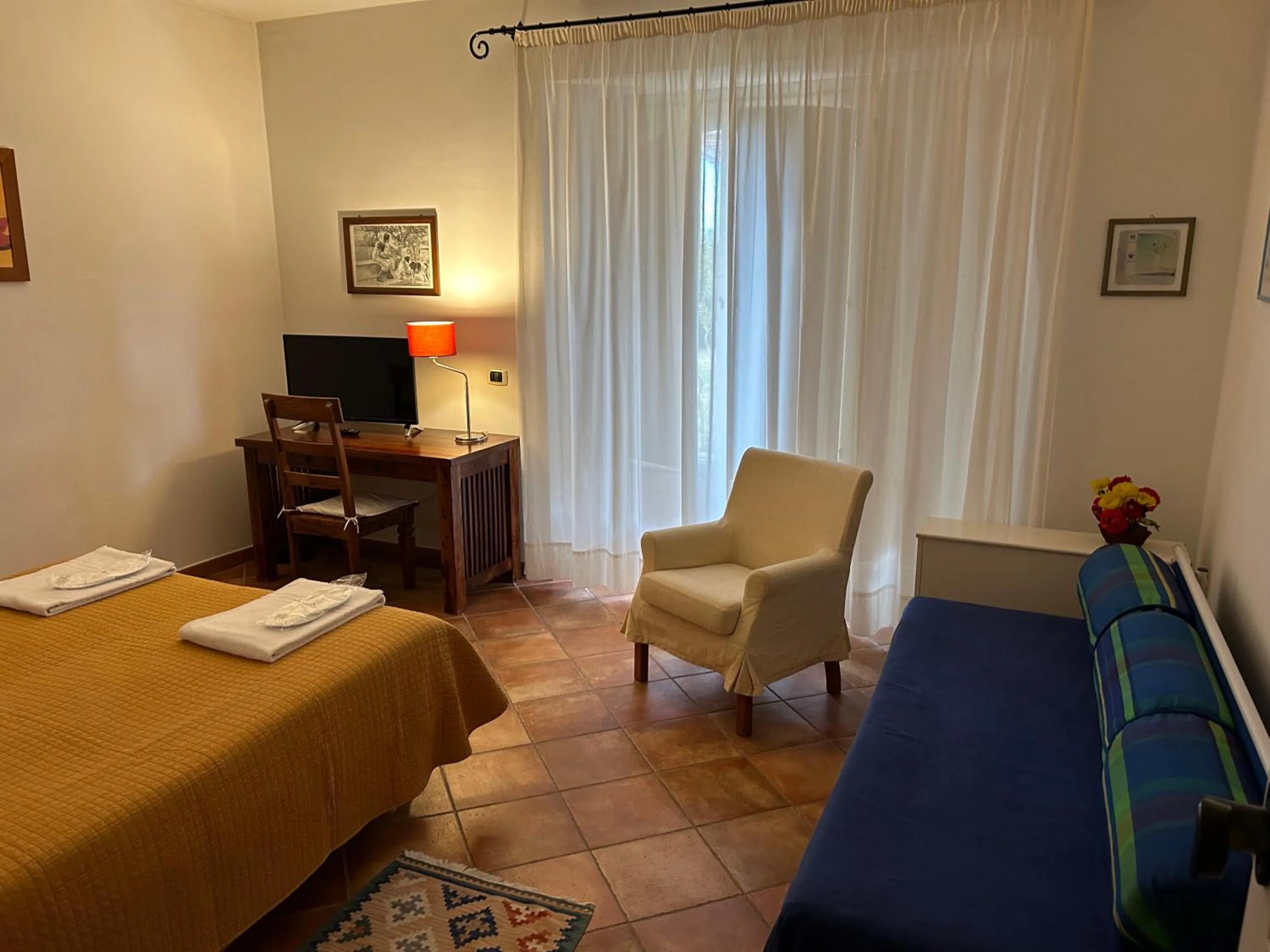 Bedroom, Bed in Torre Archirafi Resort