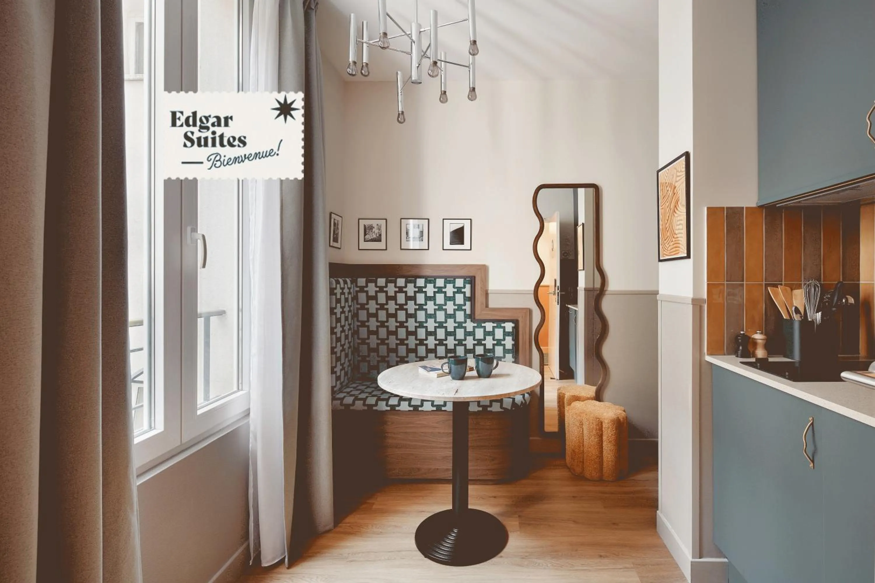 Living room in Edgar Suites Montmartre - Paul Albert