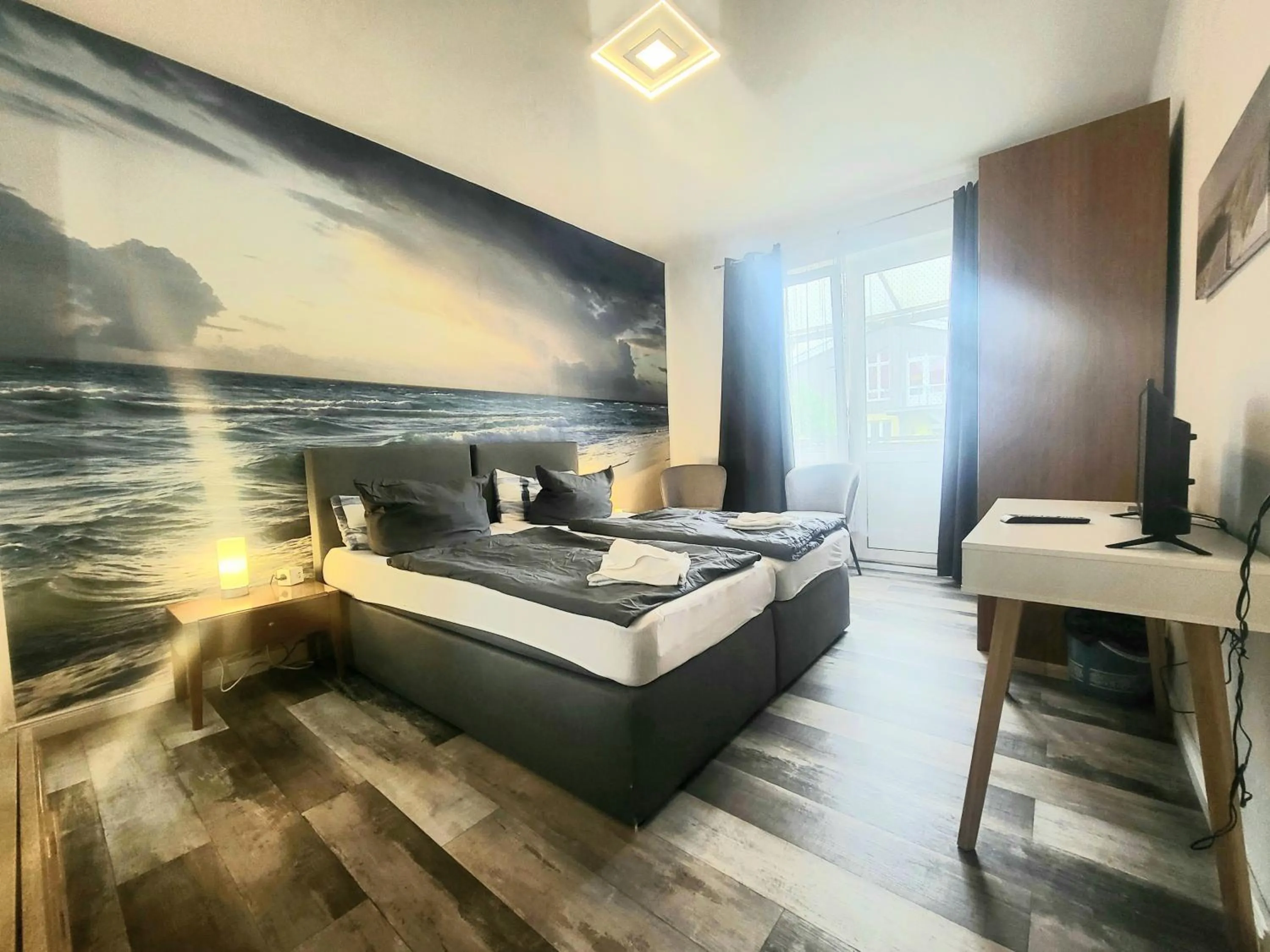 Bed in City Center Hotel Garni Cuxhaven