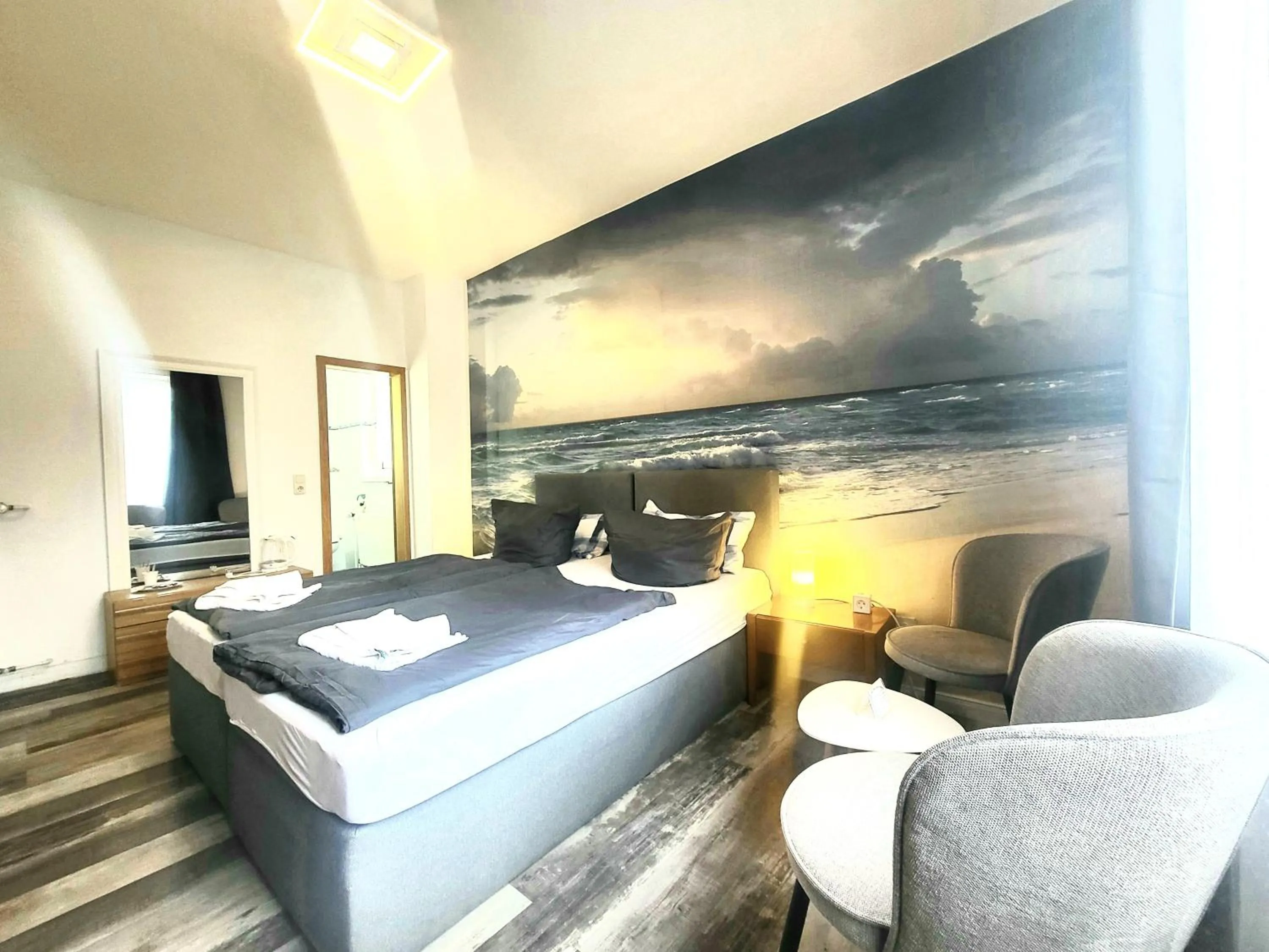 Bed in City Center Hotel Garni Cuxhaven