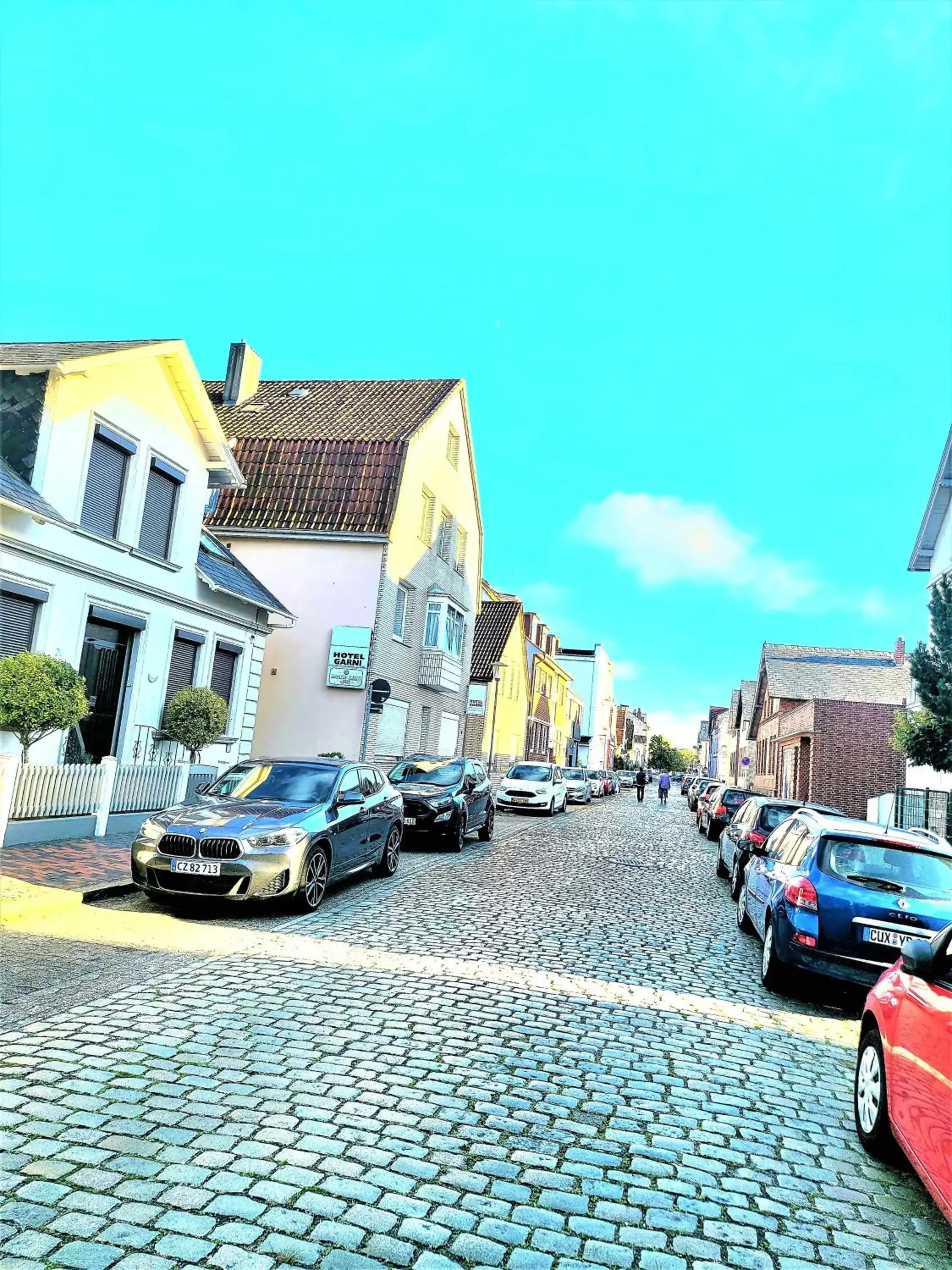 Property building in City Center Hotel Garni Cuxhaven Property building in City Center Hotel Garni Cuxhaven