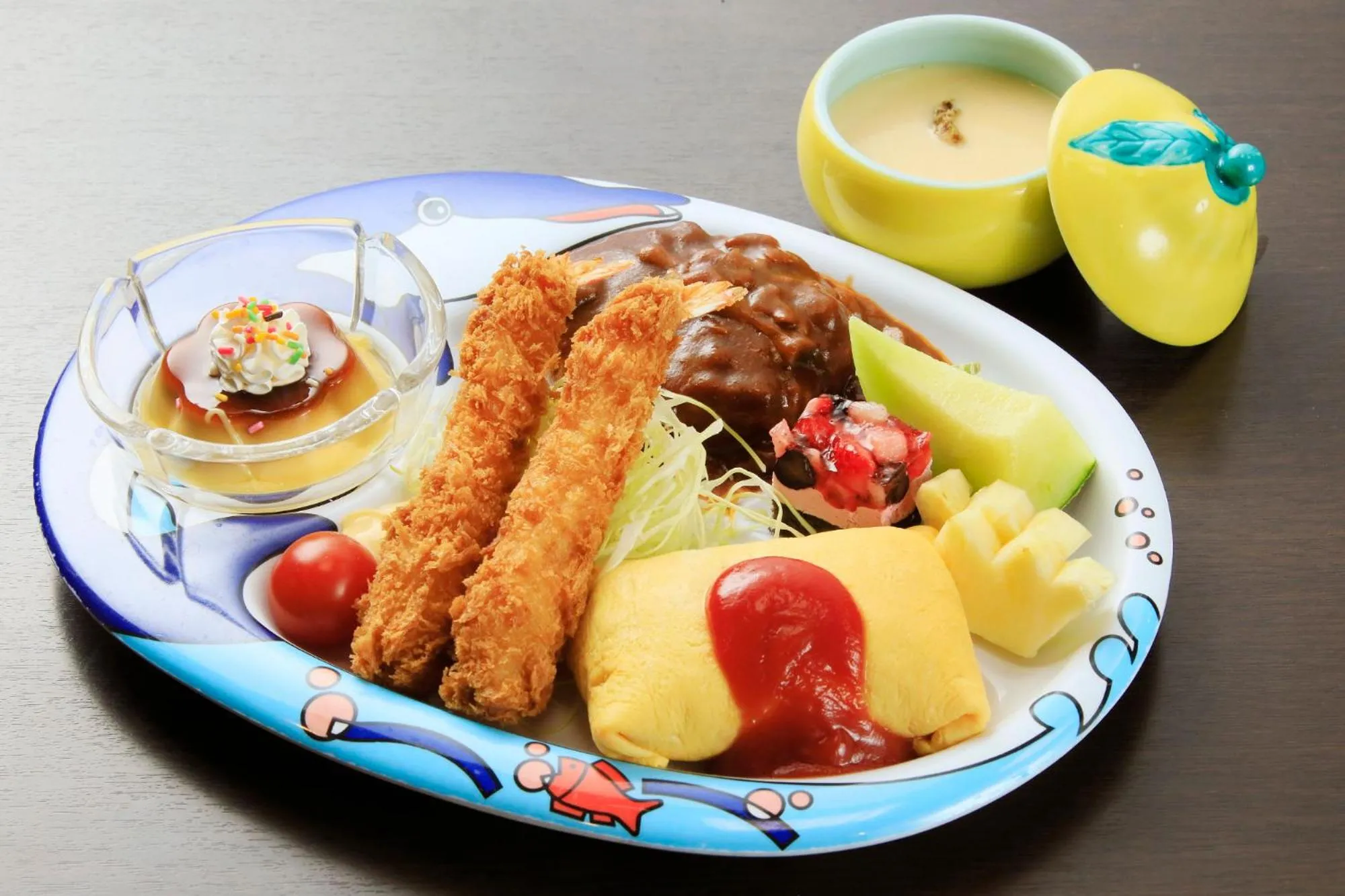 Food and drinks in Yuyado Mikannoki