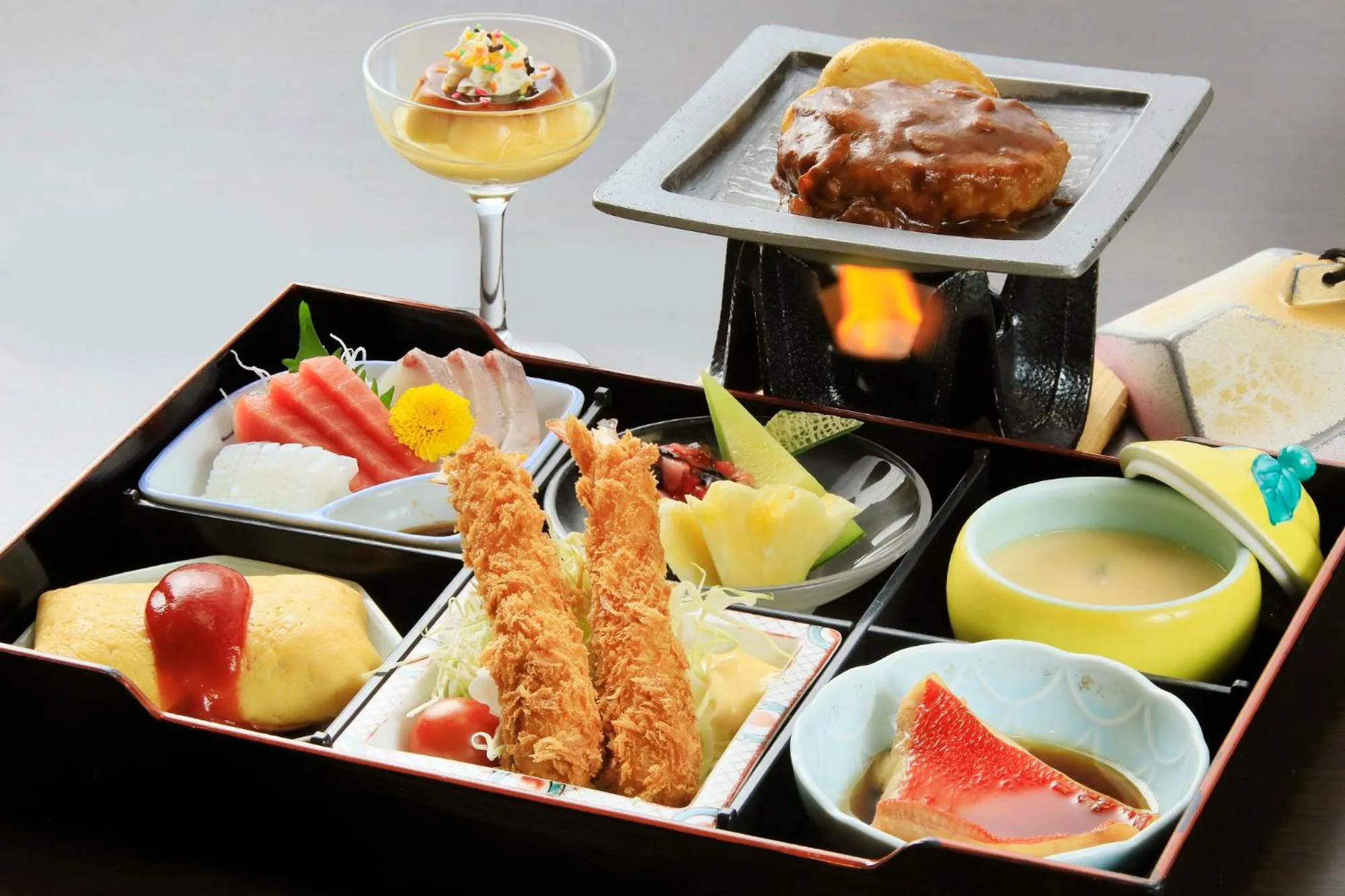 Food and drinks in Yuyado Mikannoki