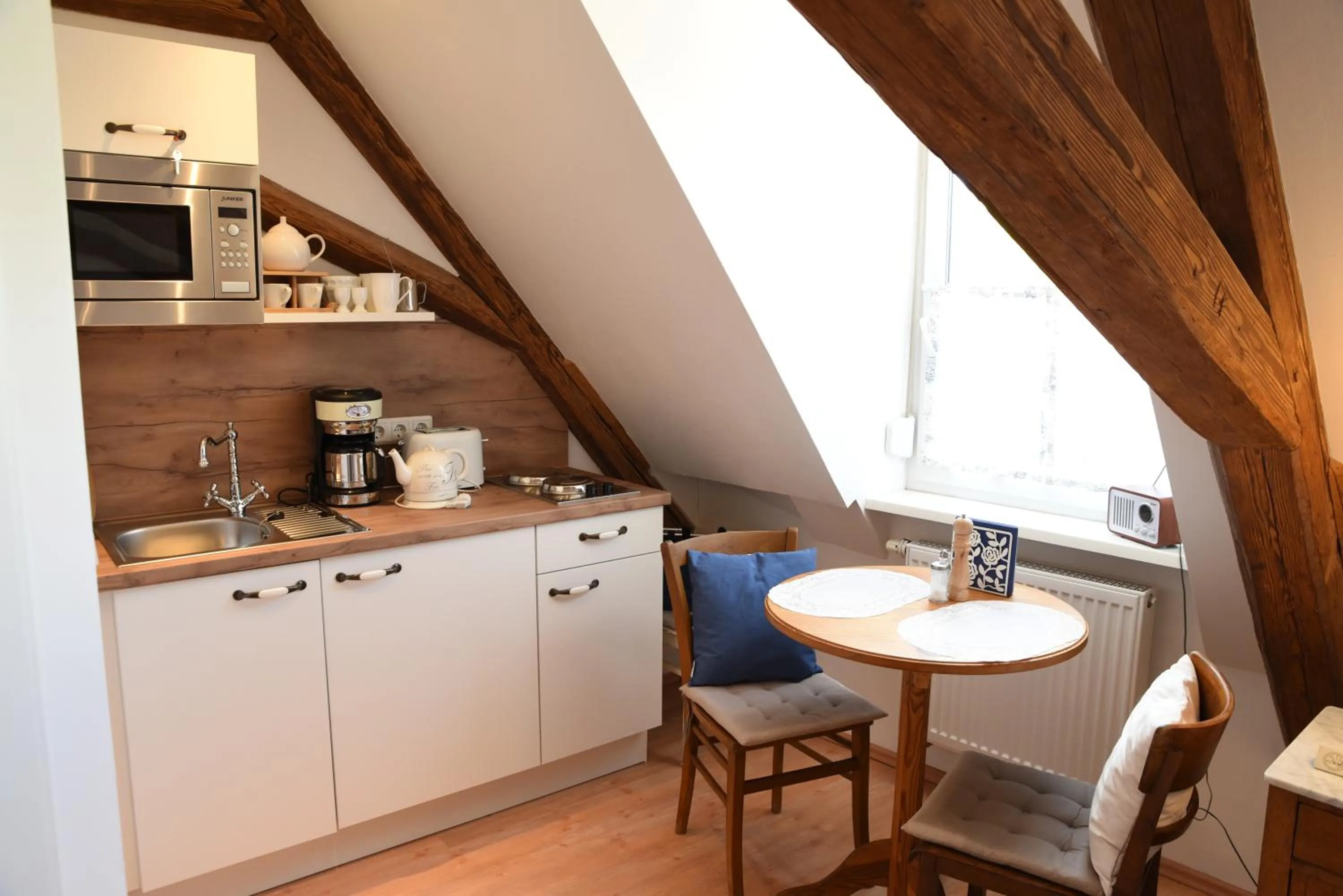 Dining area in GoldGemäuer Appartements