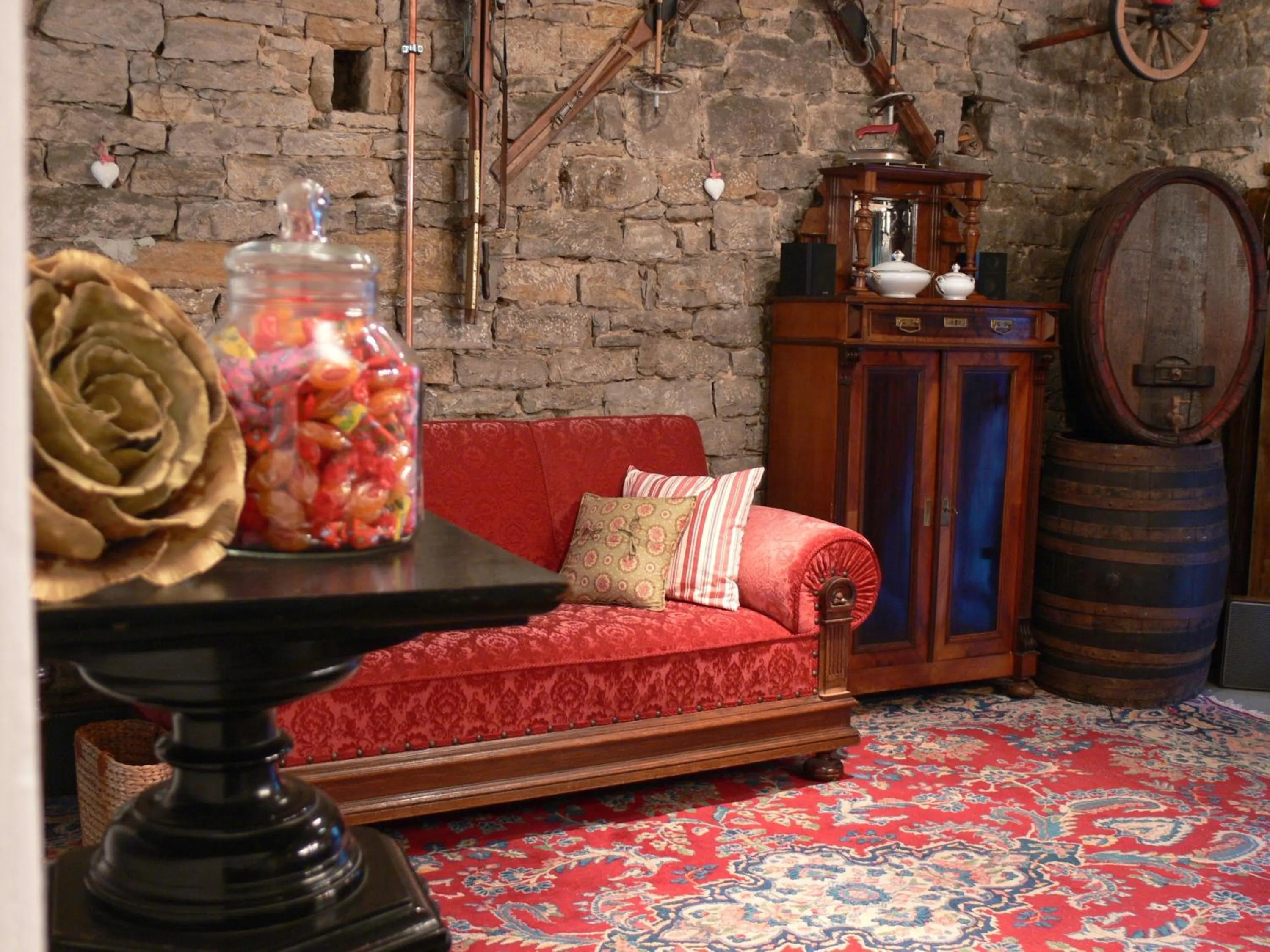 Lobby or reception in GoldGemäuer Appartements