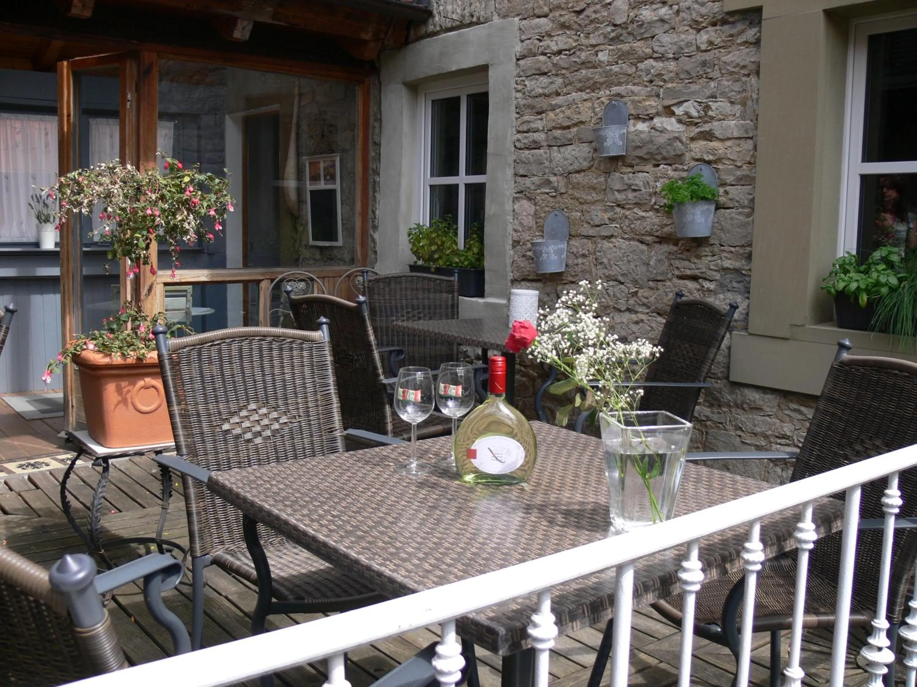 Balcony/Terrace in GoldGemäuer Appartements