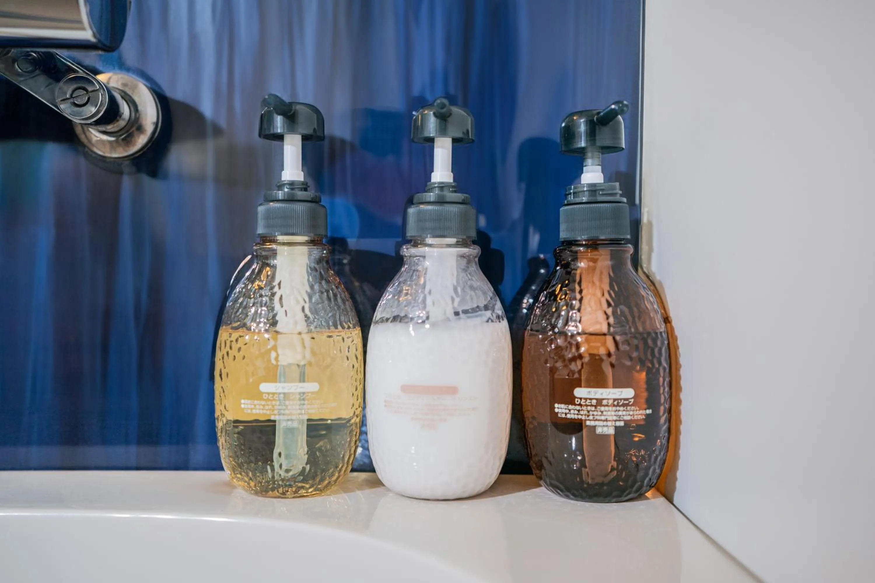 Bathroom in Lub d Osaka Honmachi - Near Dotonbori & Next to Hommachi Station