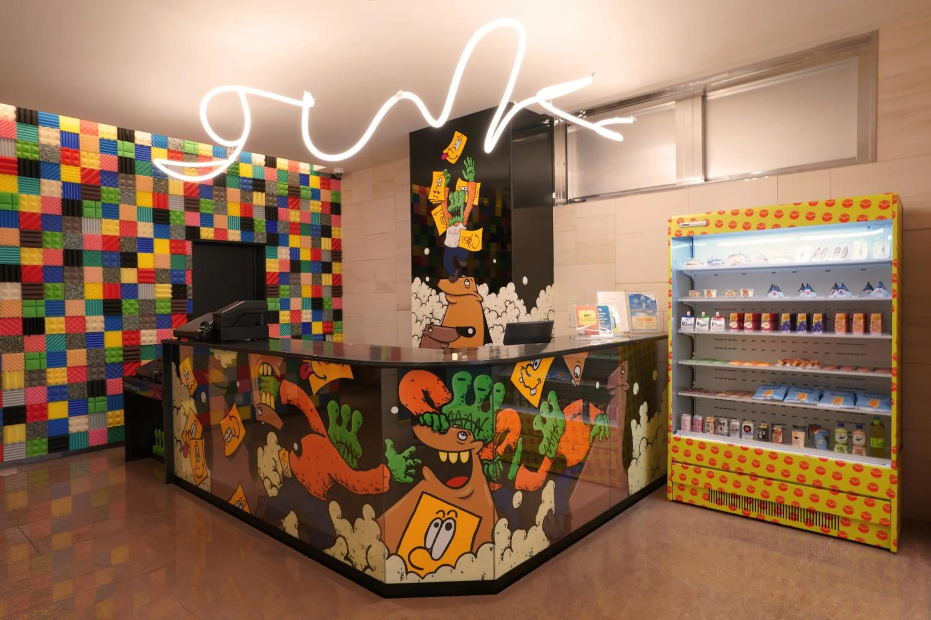 Lobby or reception in Lub d Osaka Honmachi - Near Dotonbori & Next to Hommachi Station