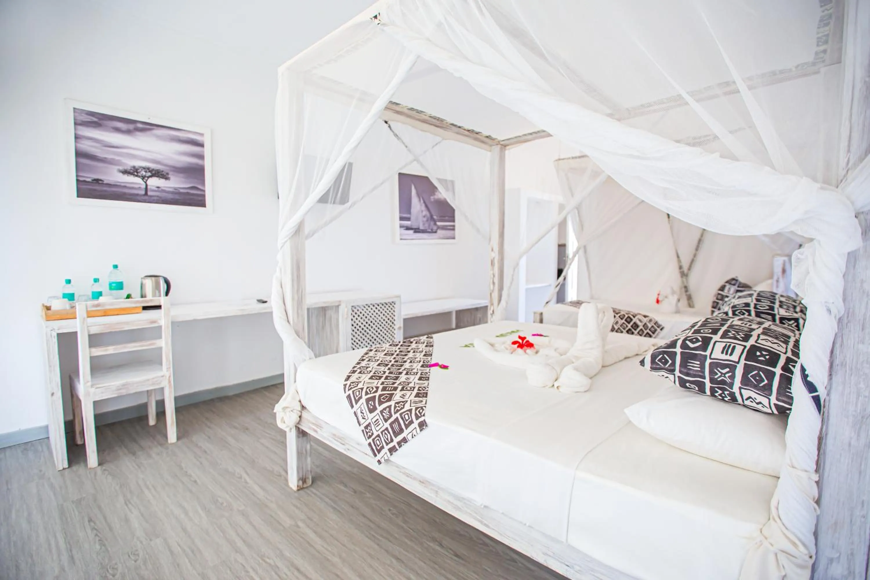 Bed in AHG Lion Beach Resort