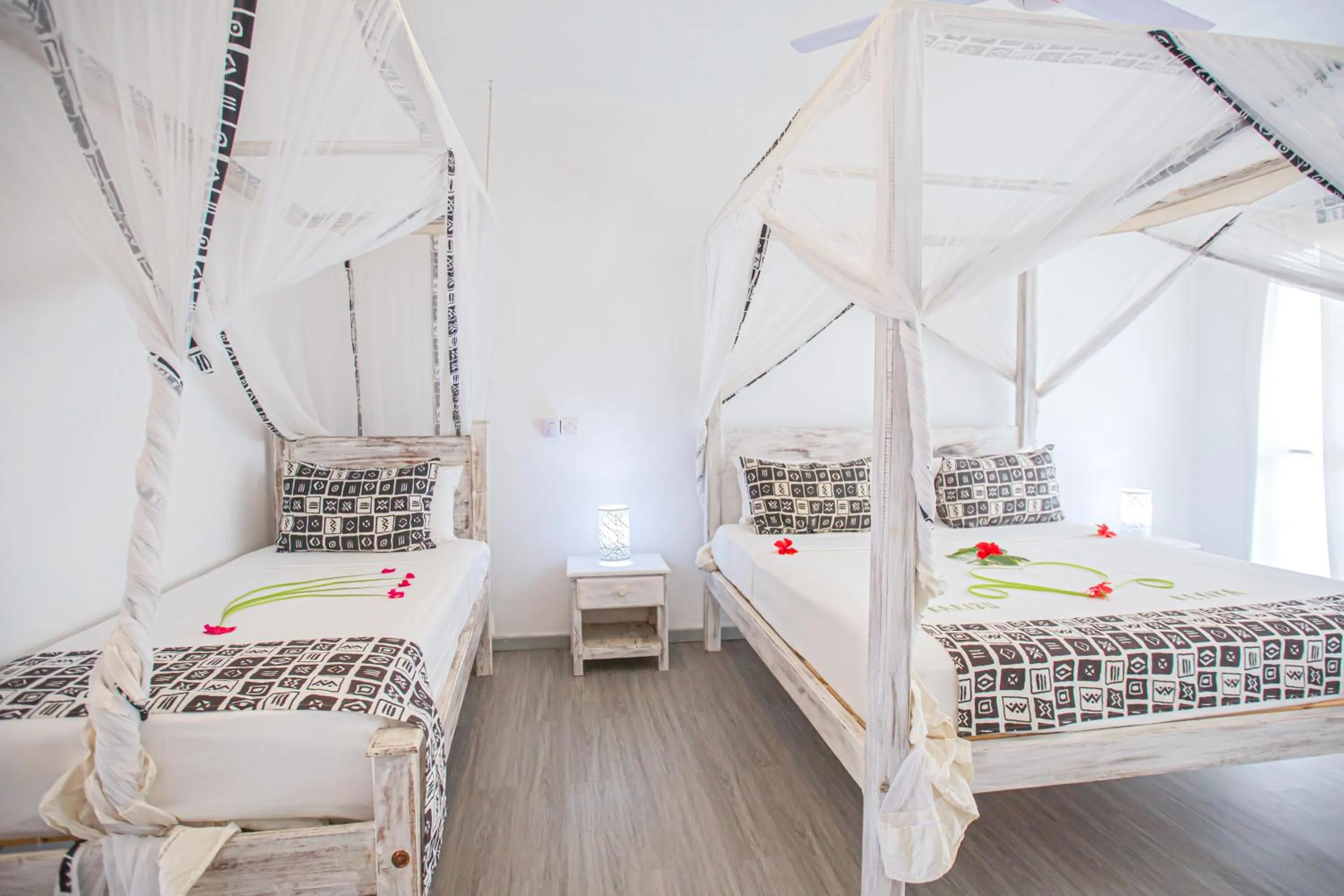 Bed in AHG Lion Beach Resort