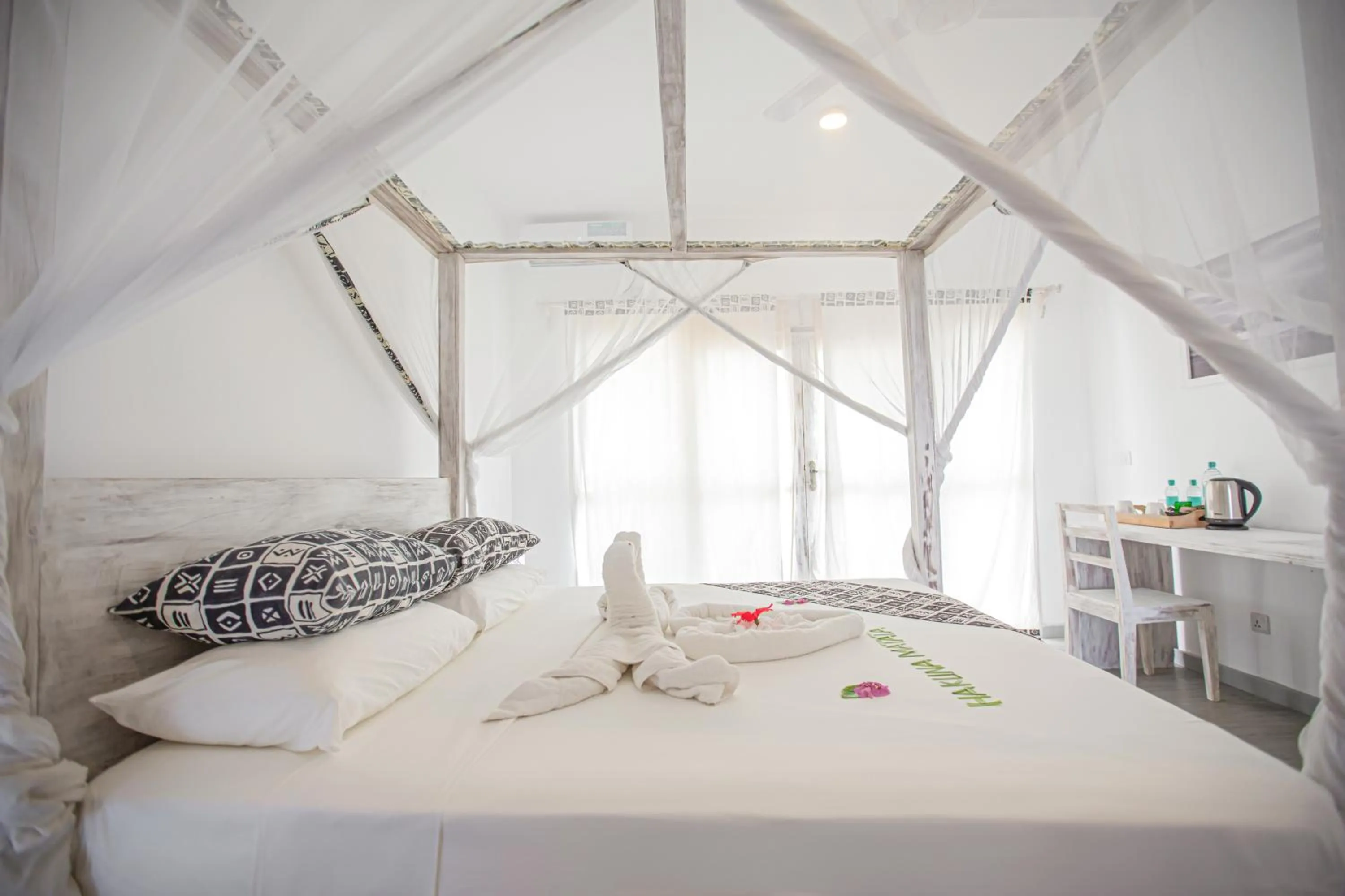 Bed in AHG Lion Beach Resort