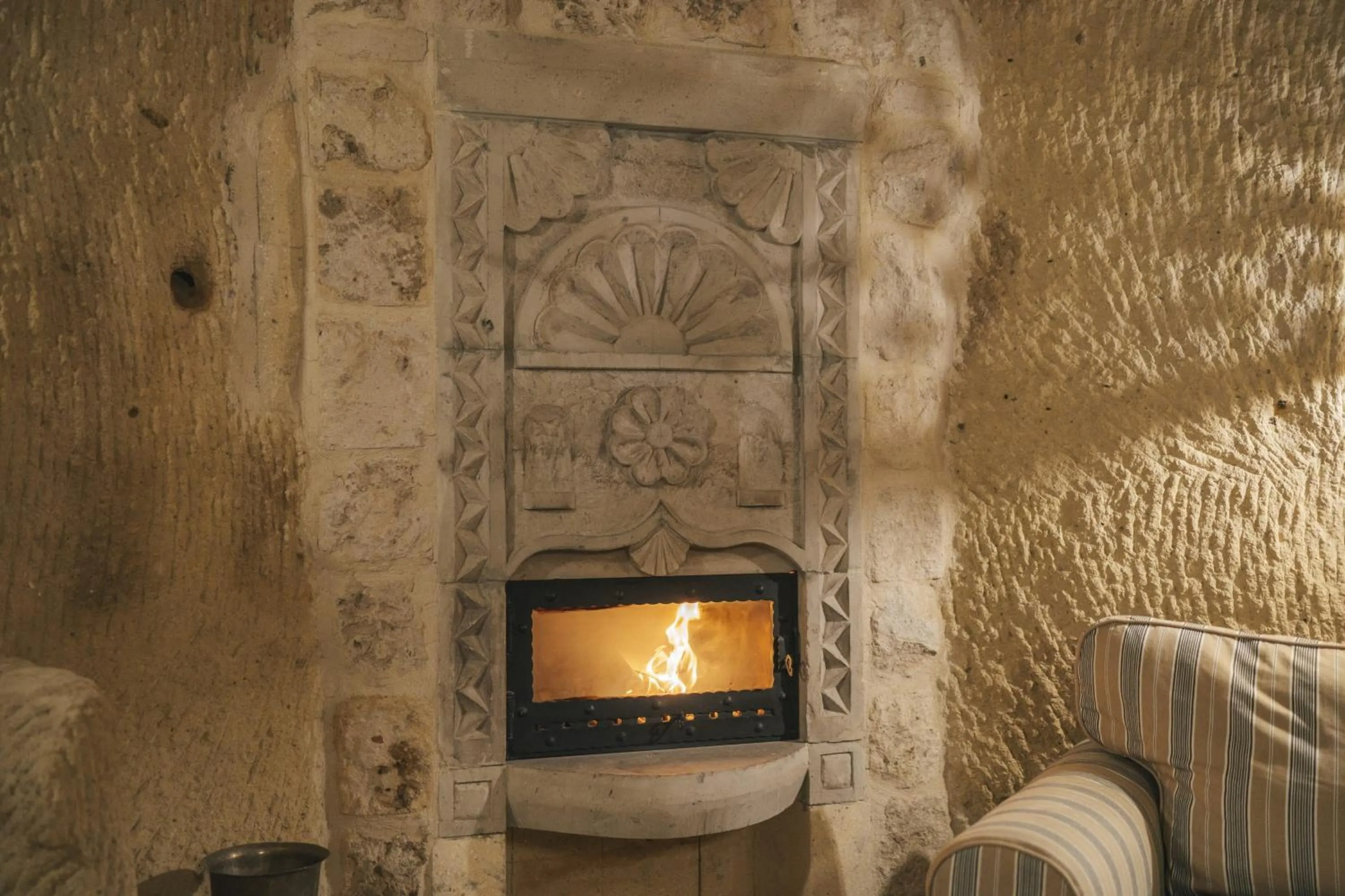 fireplace in Vie Cappadocia - Adults Only