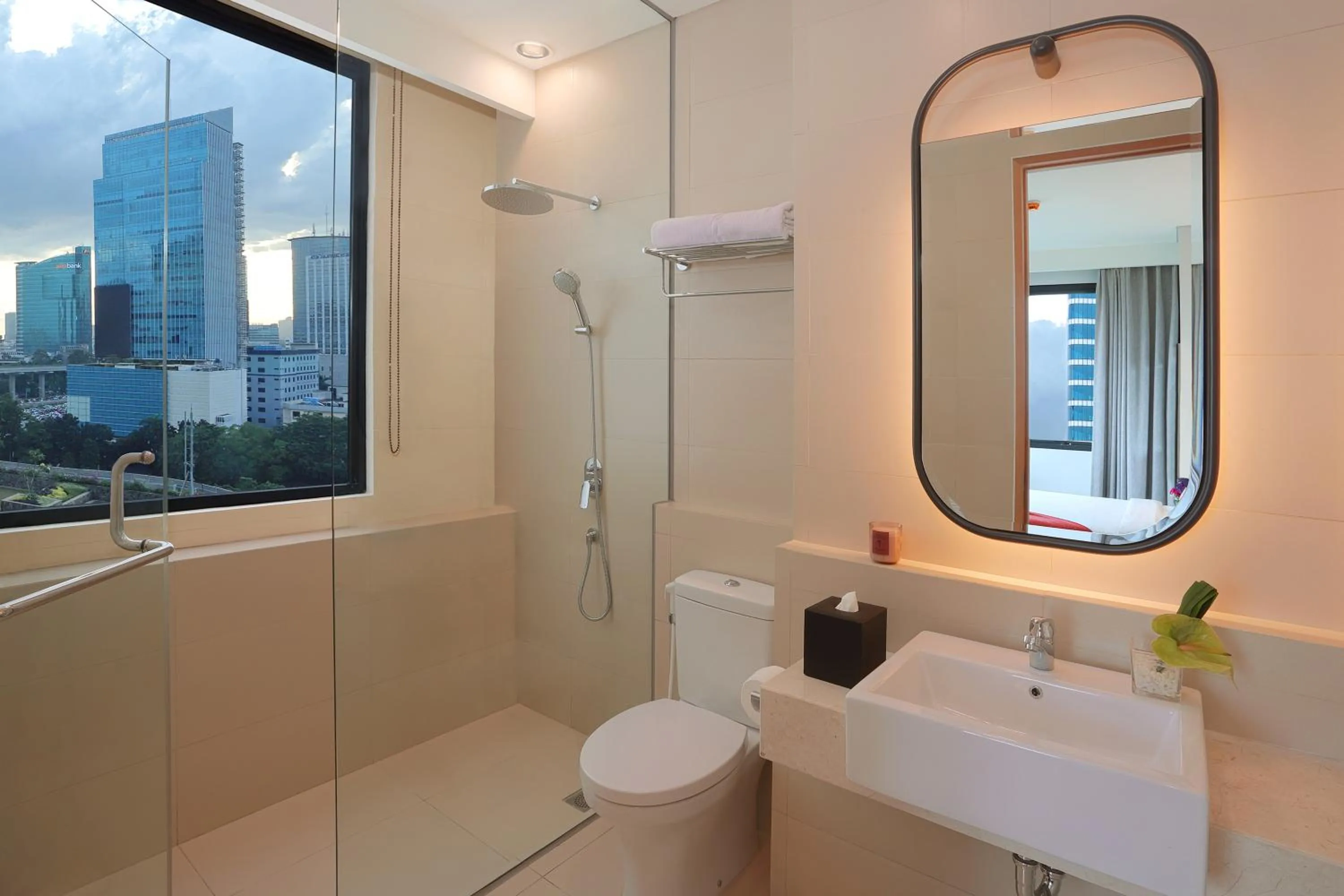 Shower in Citadines Gatot Subroto Jakarta