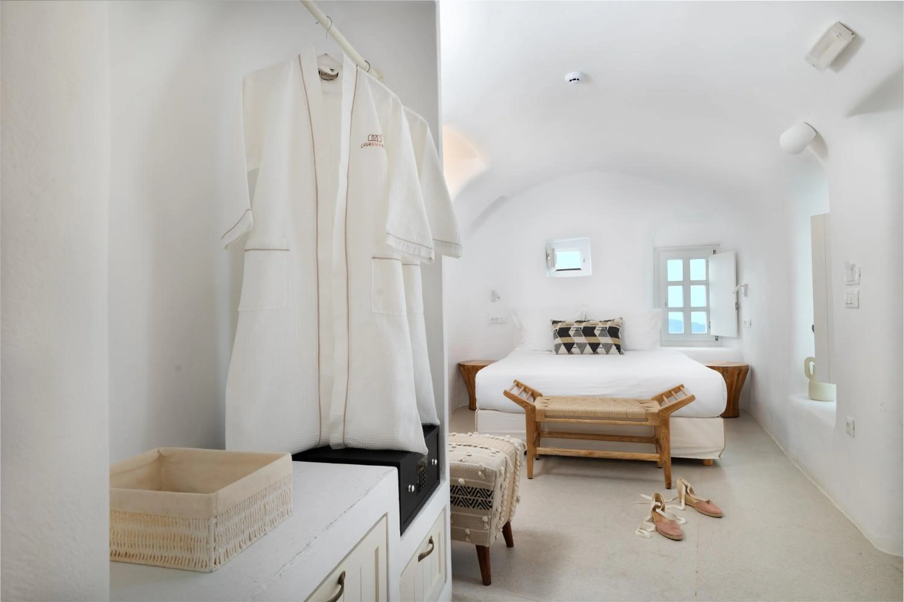 Bedroom in CASASUNSHA Hybrid Retreat Santorini